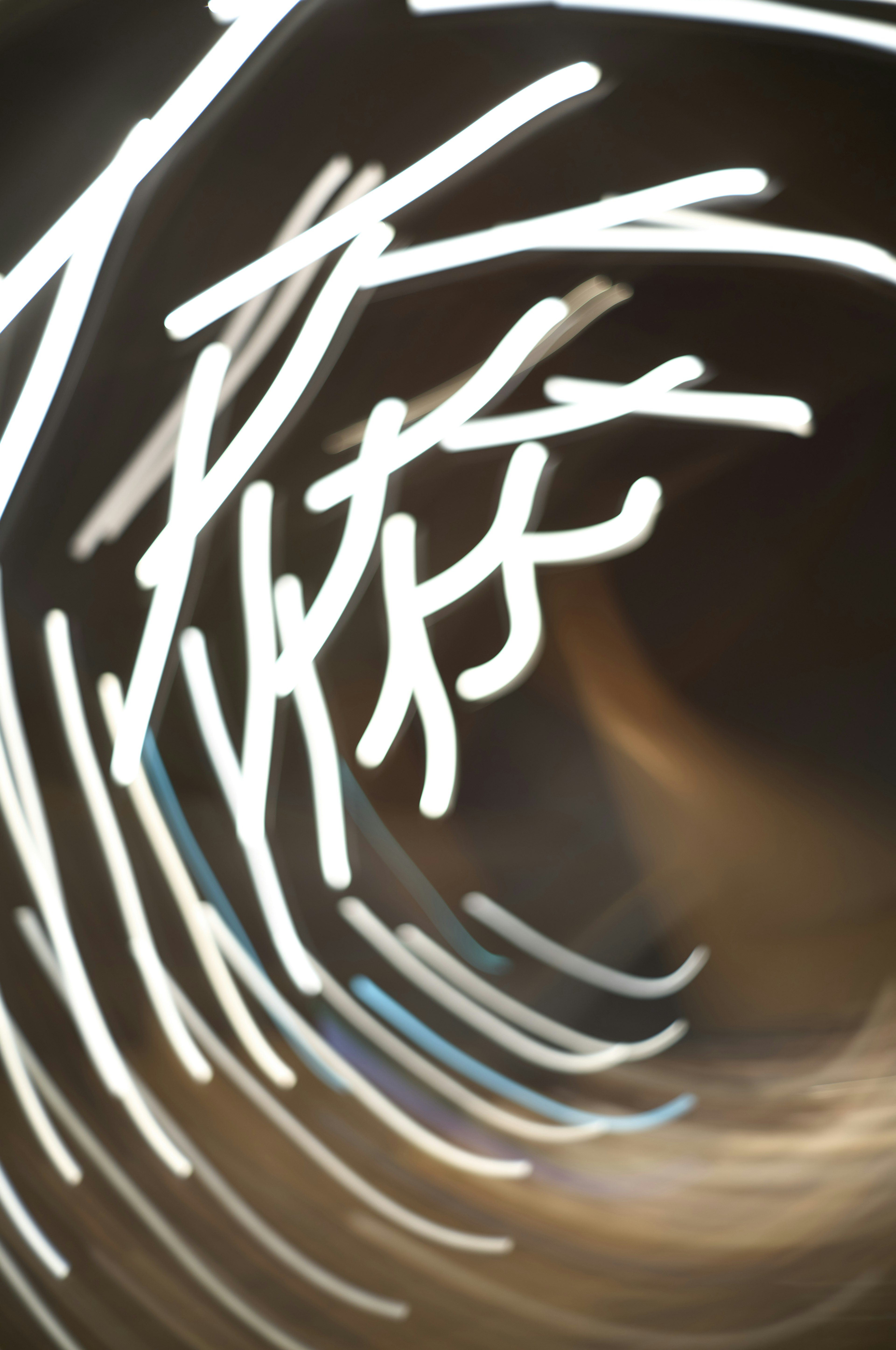 Abstract image of swirling lines of light