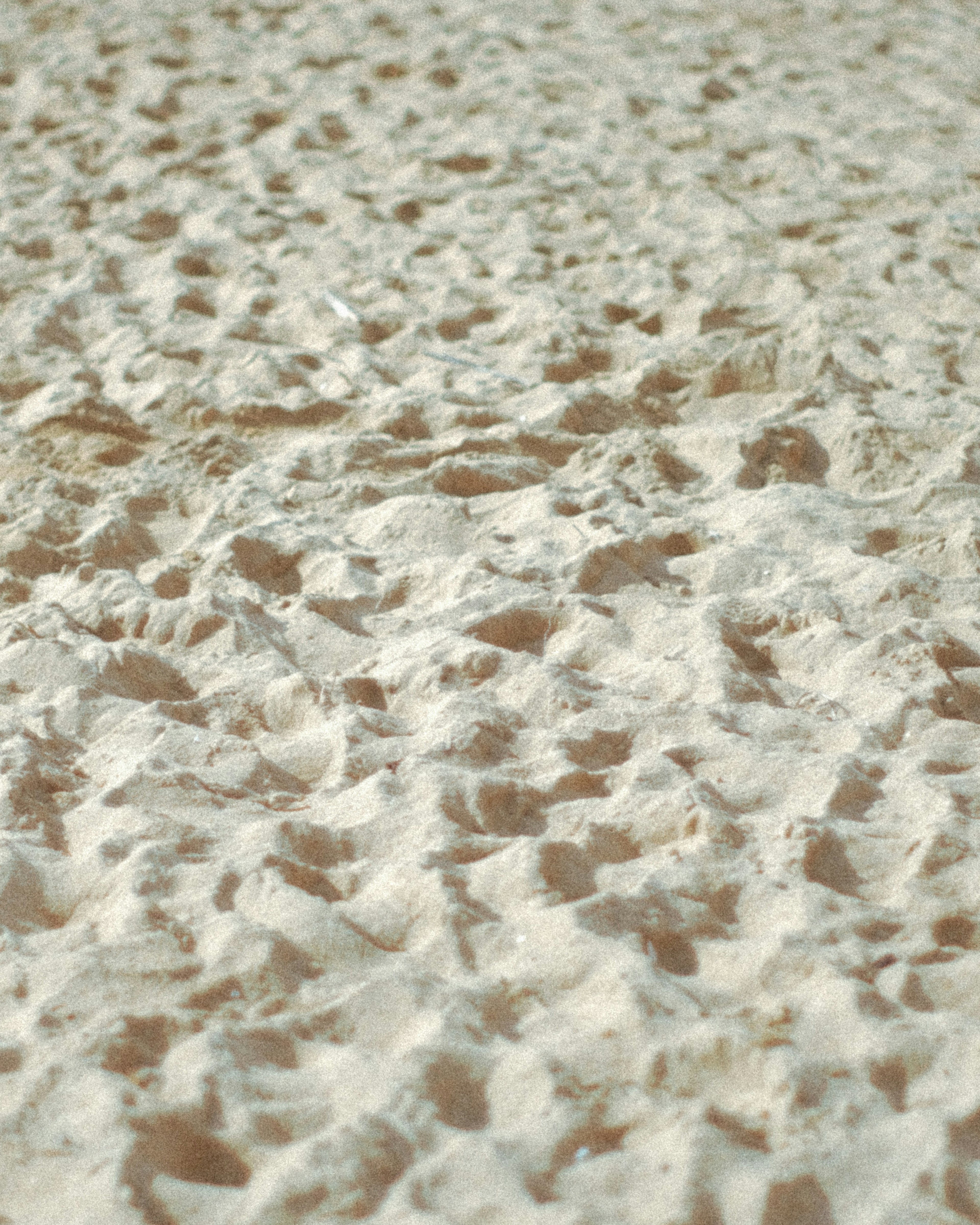 Close-up of textured sandy surface with patterns