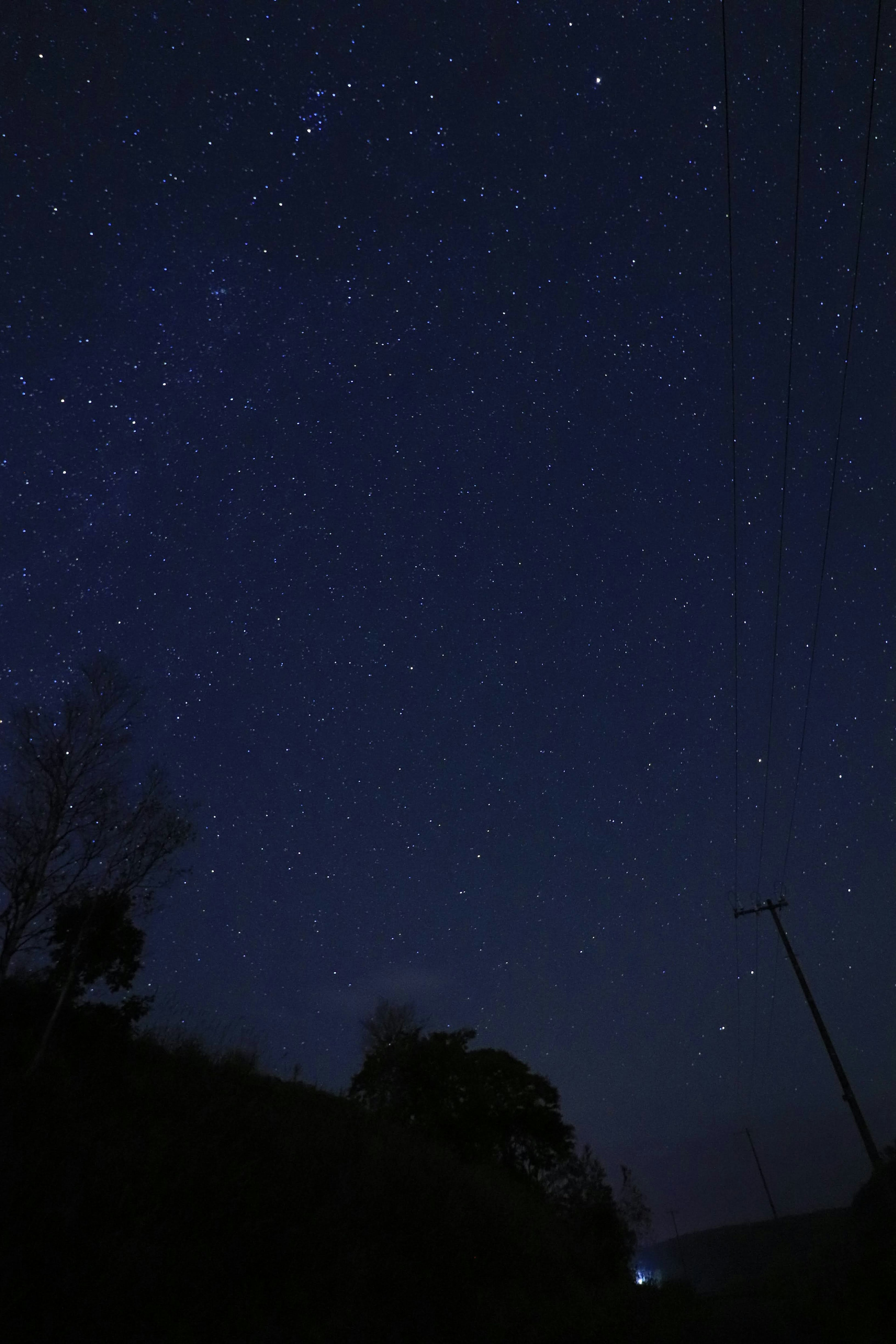 繁星点点的夜空