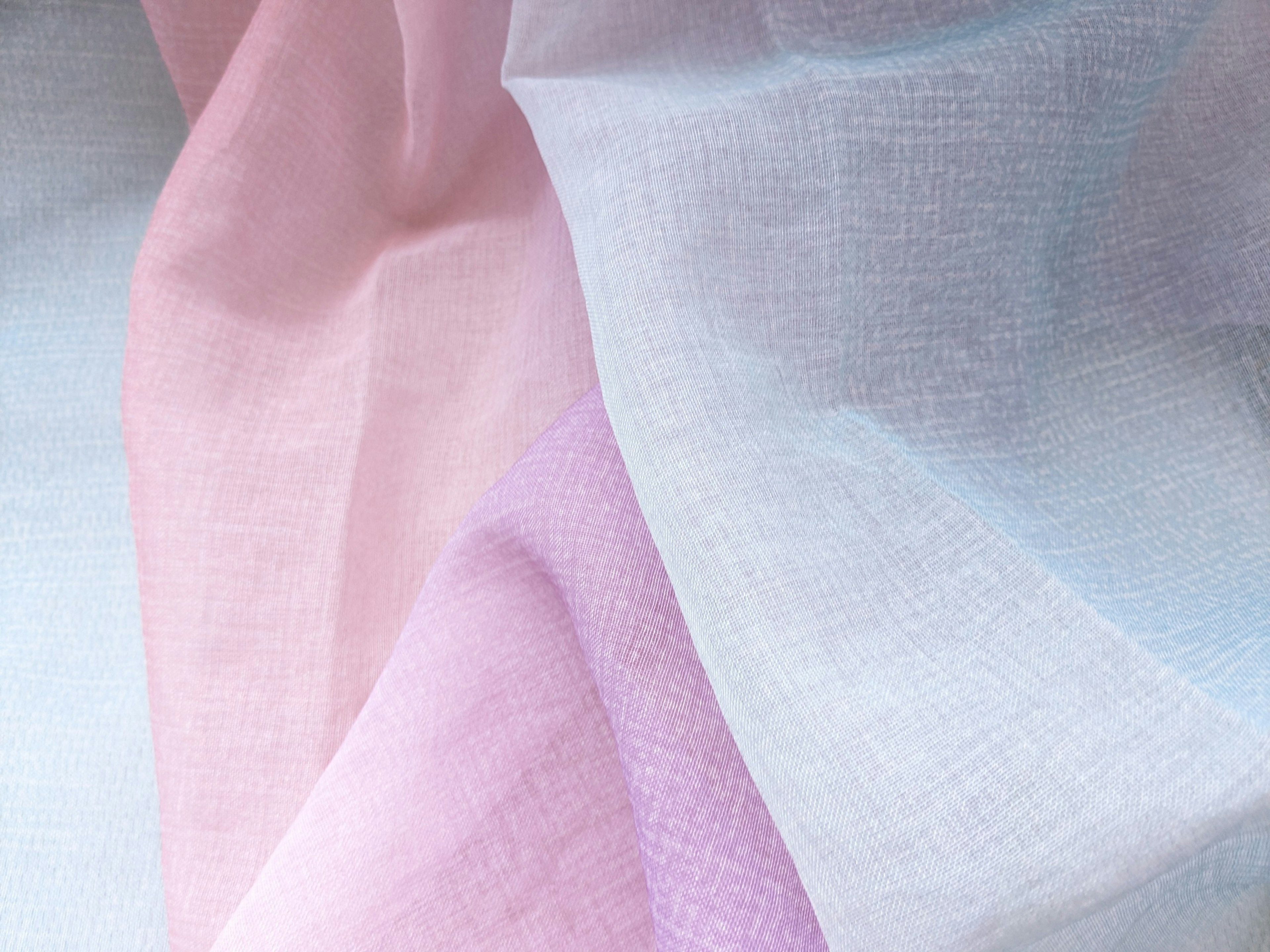 Soft pink and blue fabric texture