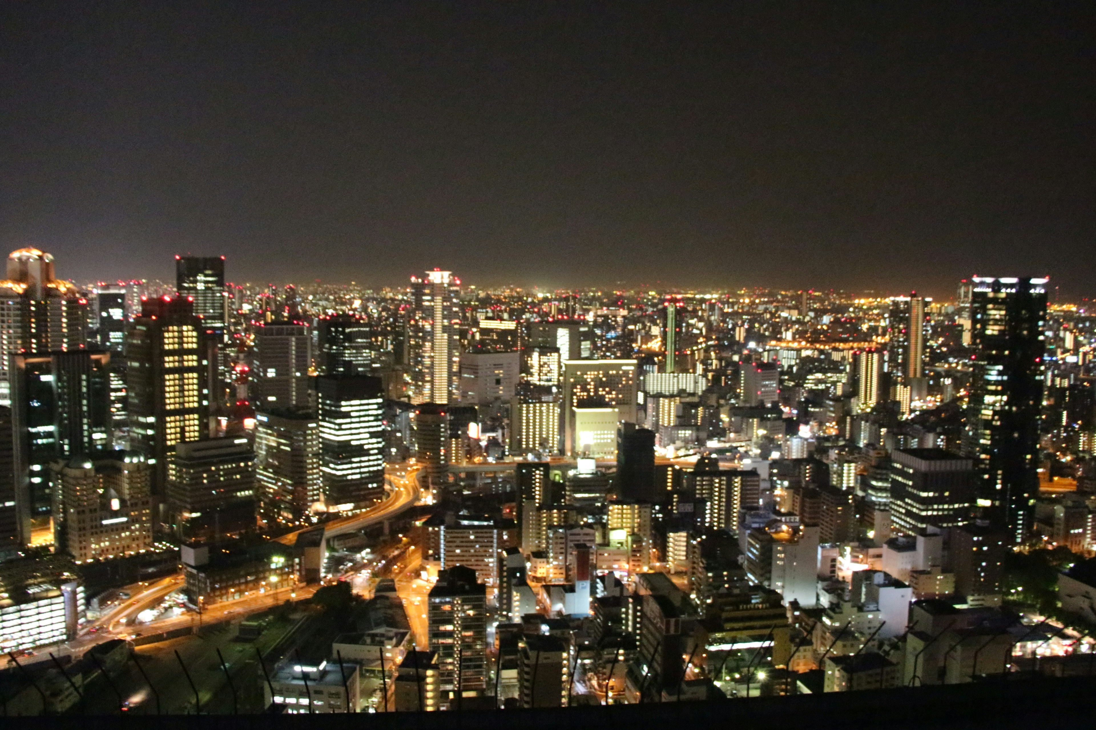 Stunning night view of Mexico City featuring skyscrapers and city lights