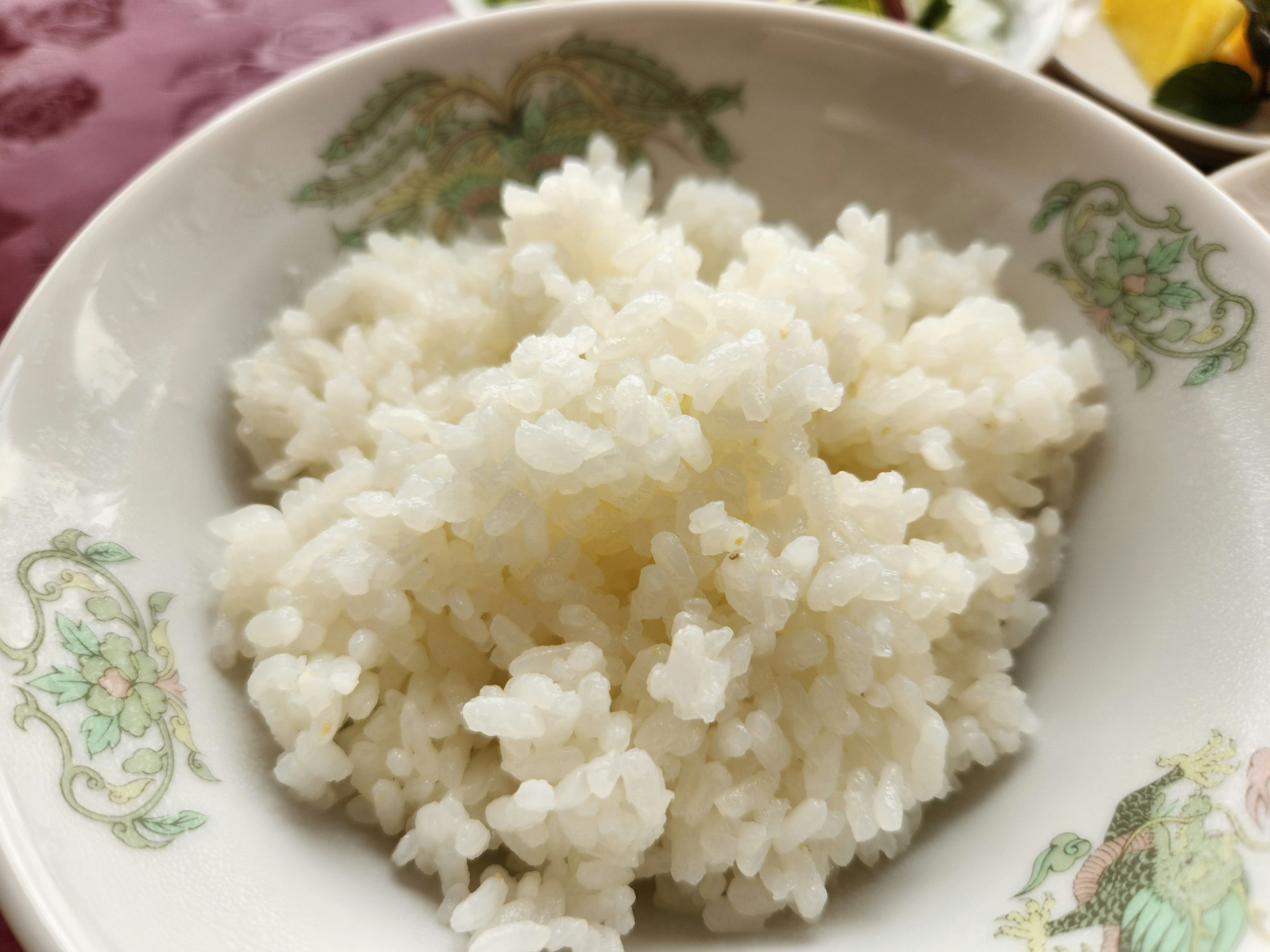 Un bol de riz blanc moelleux