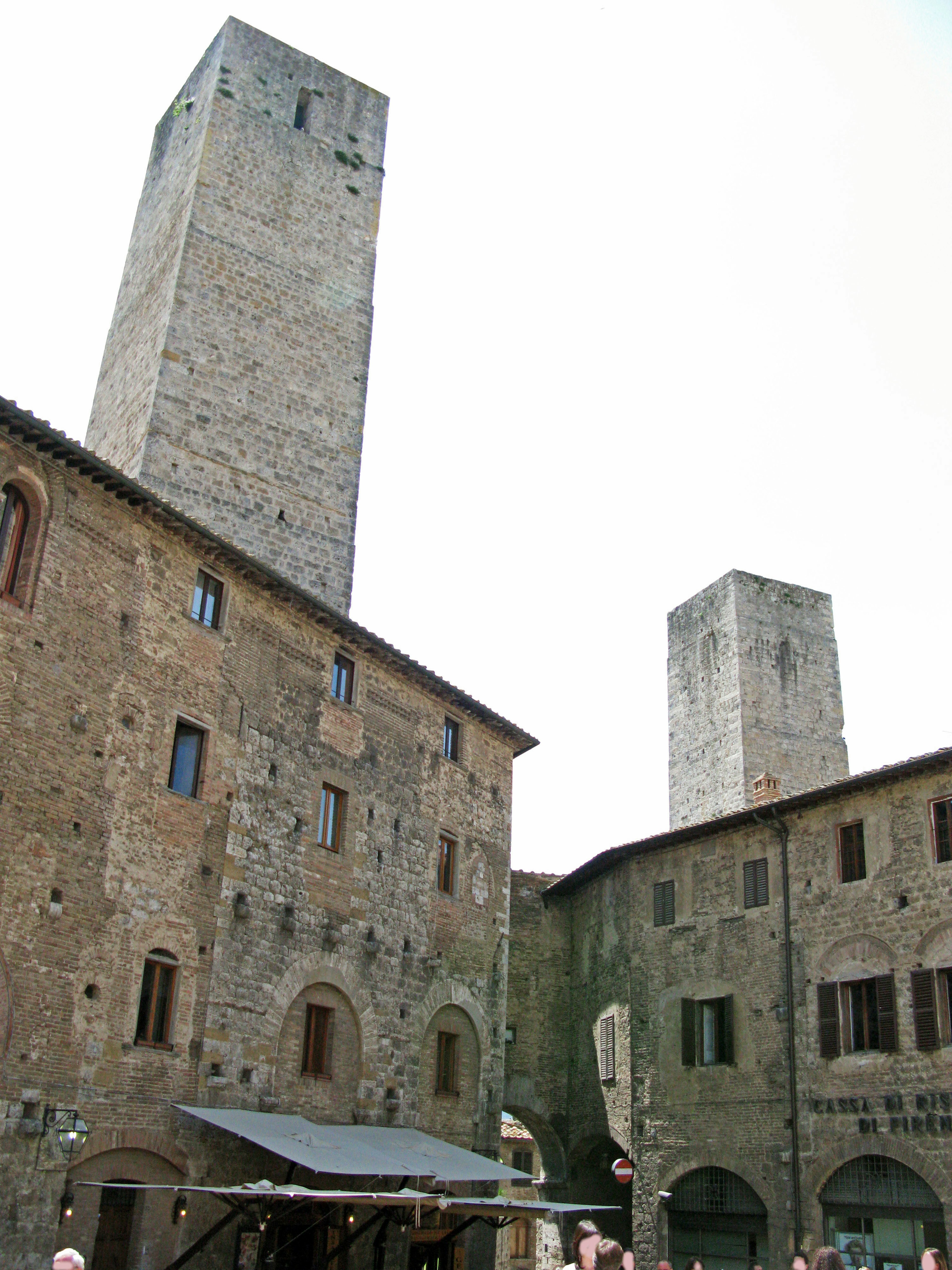 Medieval towers of San Gimignano with historic buildings