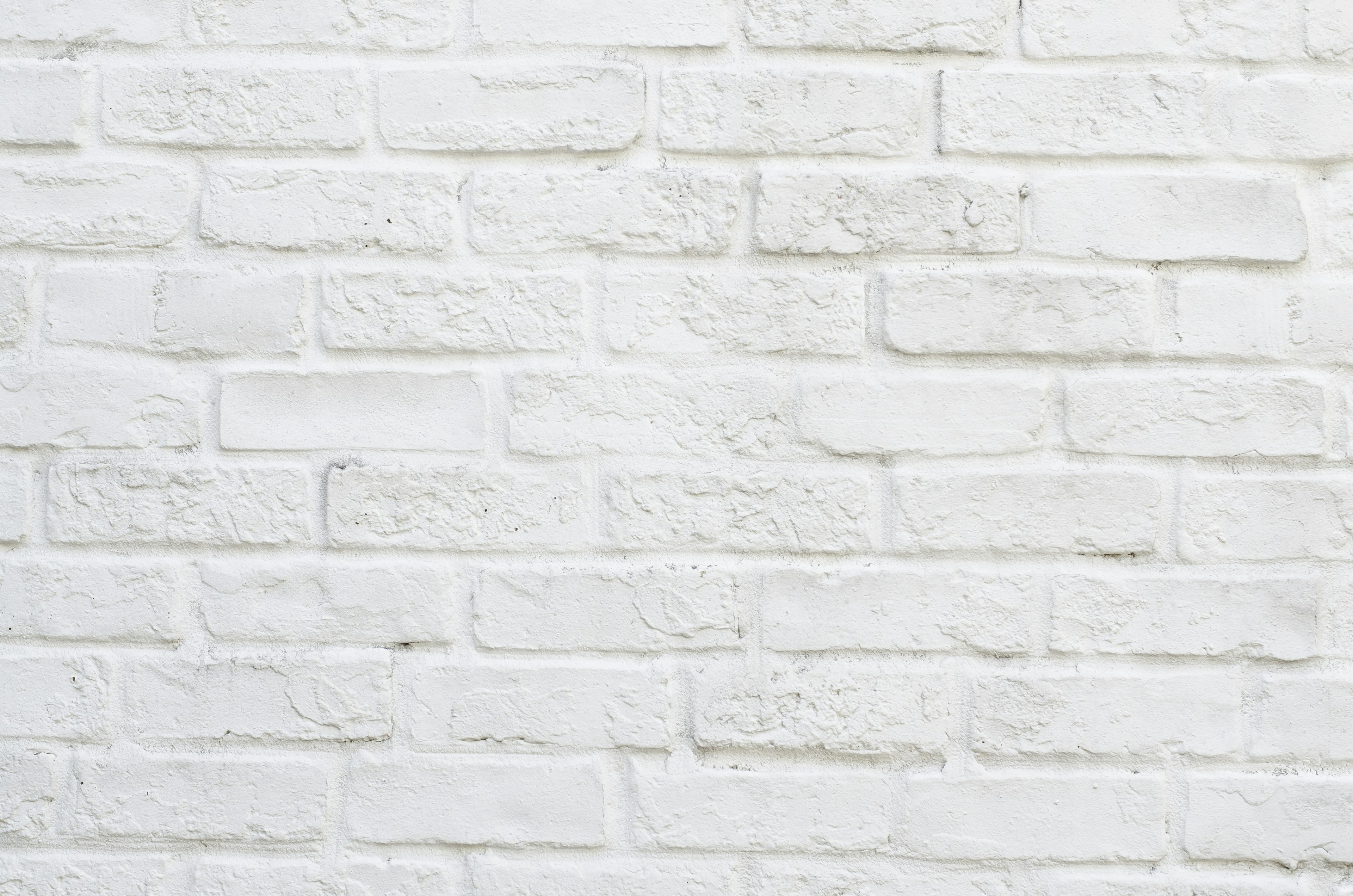 Textured white brick wall