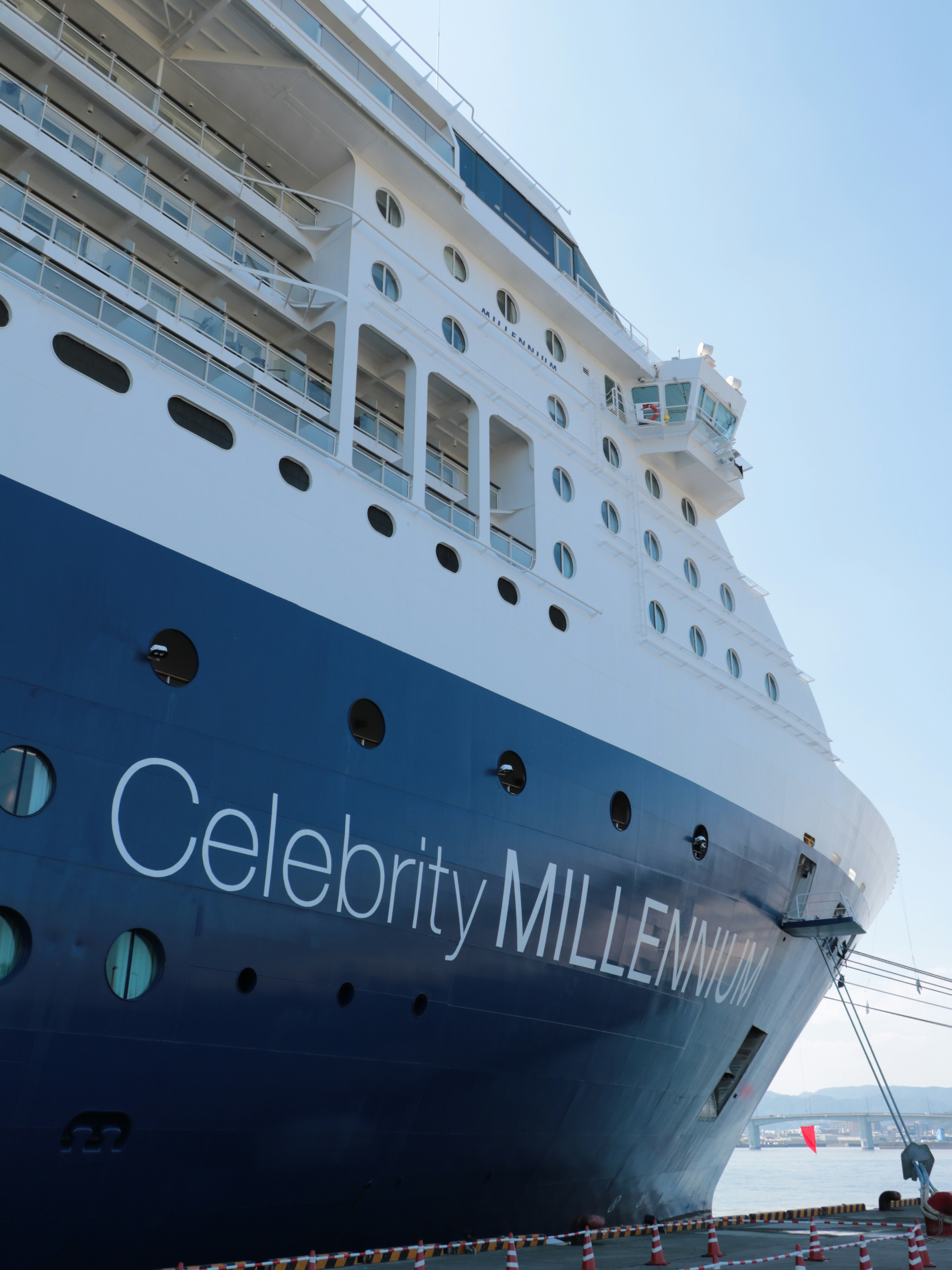 Kreuzfahrtschiff Celebrity MILLENNIUM im Hafen