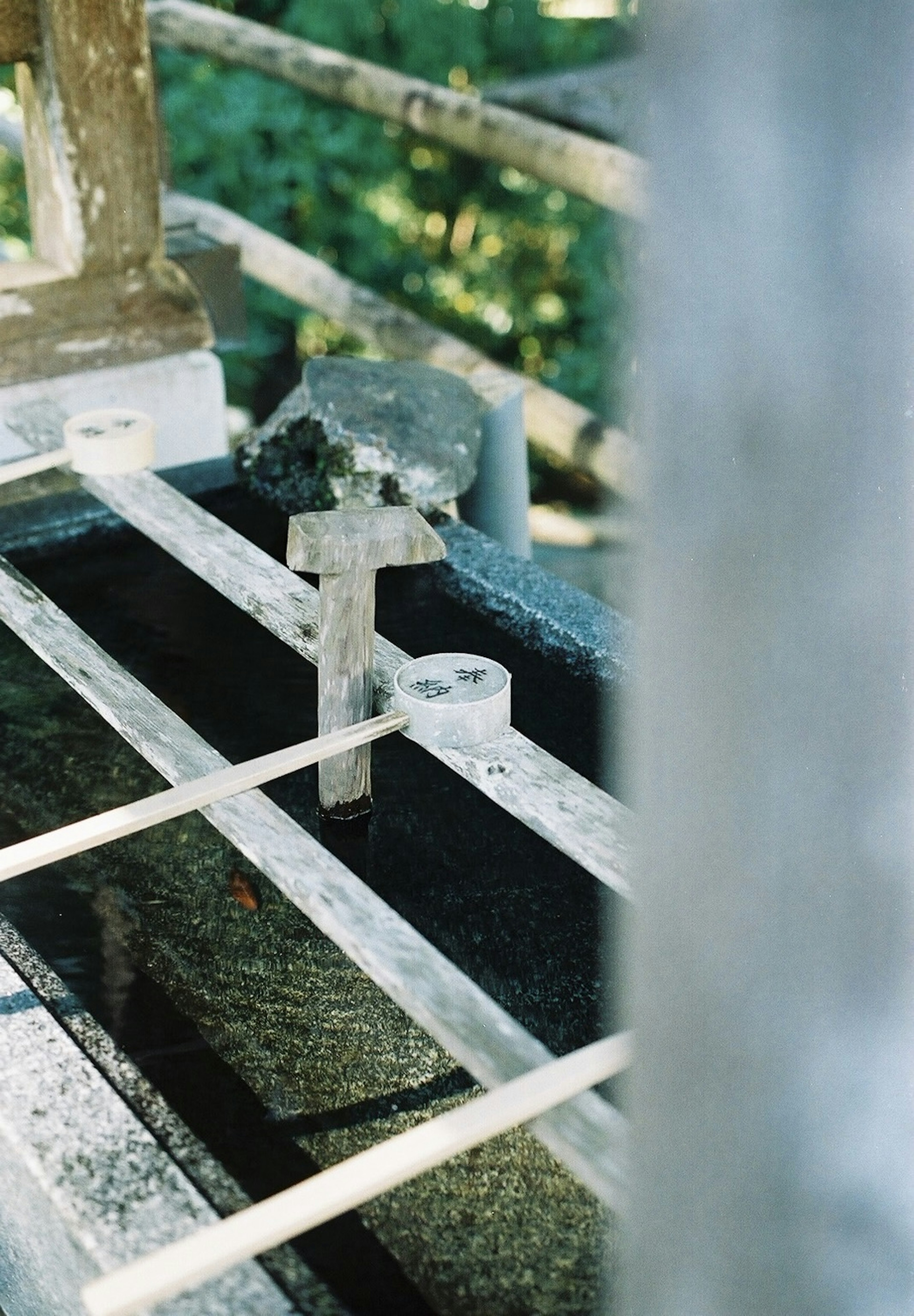 Close-up of rebar and concrete structure at a construction site