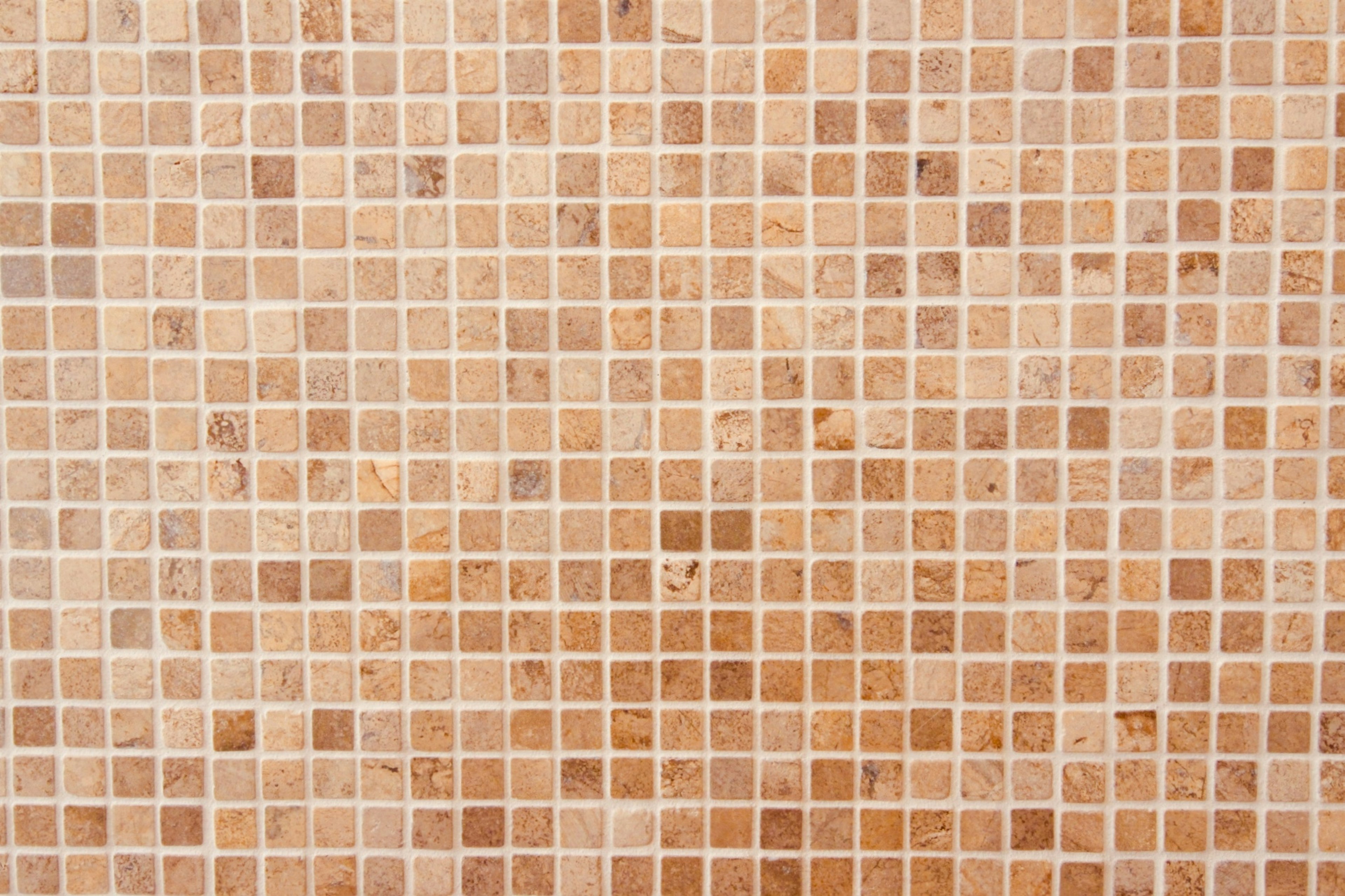 Mẫu gạch mosaic màu nâu nhạt được sắp xếp theo lưới