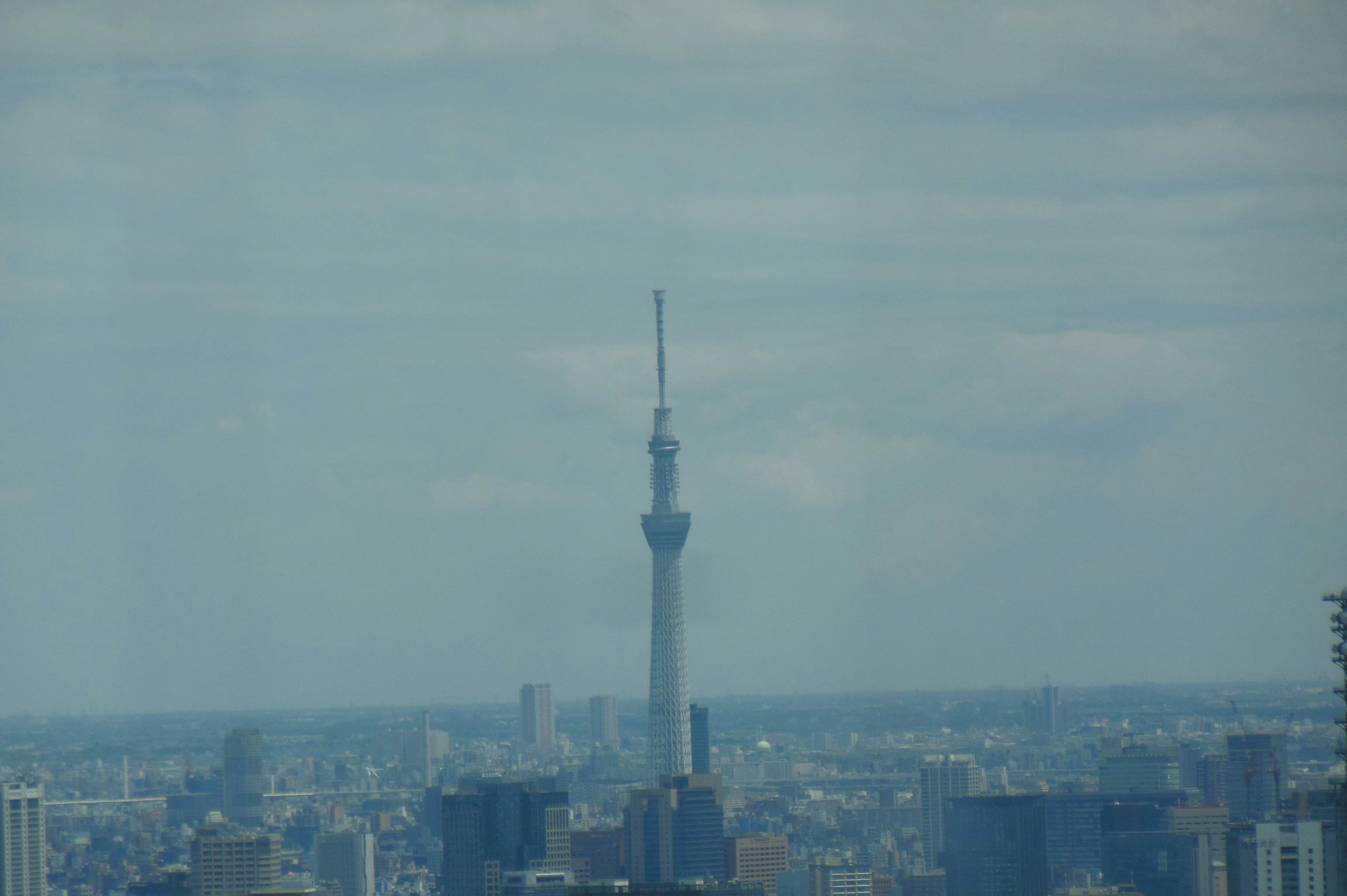 Pemandangan kota dengan Tokyo Skytree