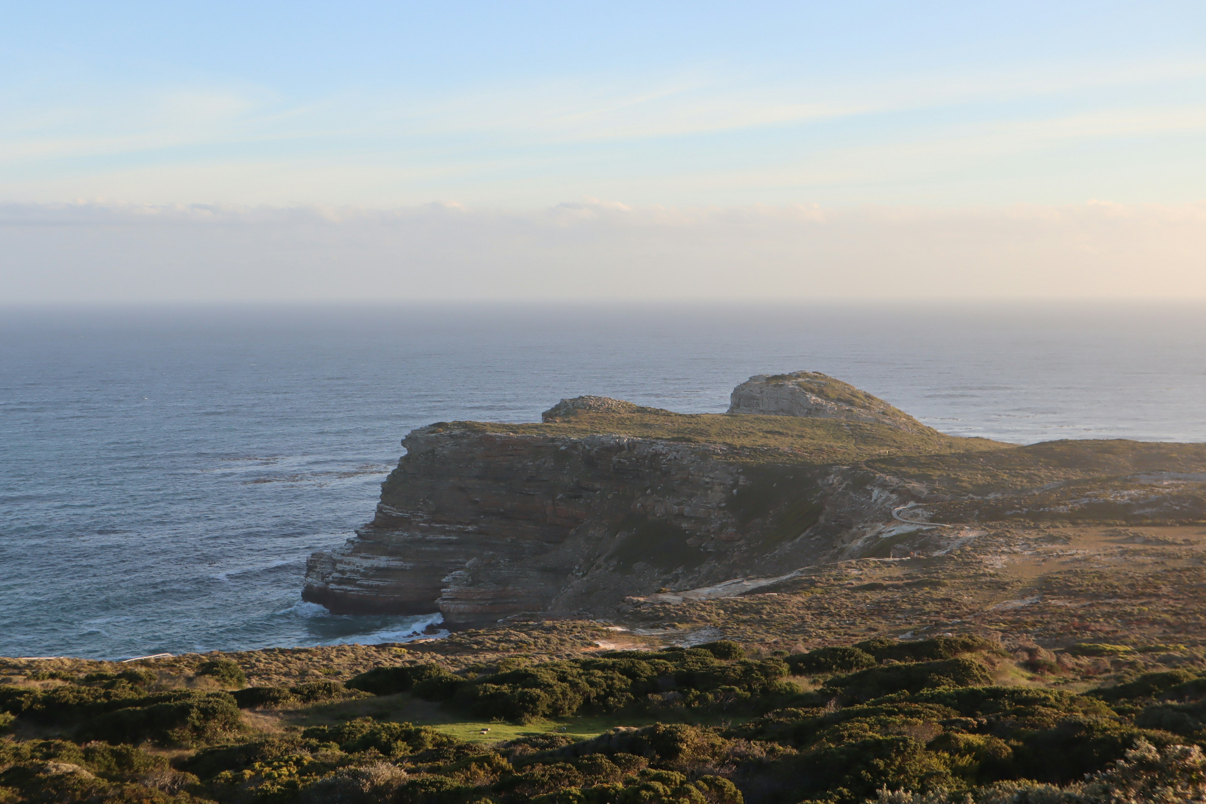 Stunning coastal landscape featuring cliffs and ocean