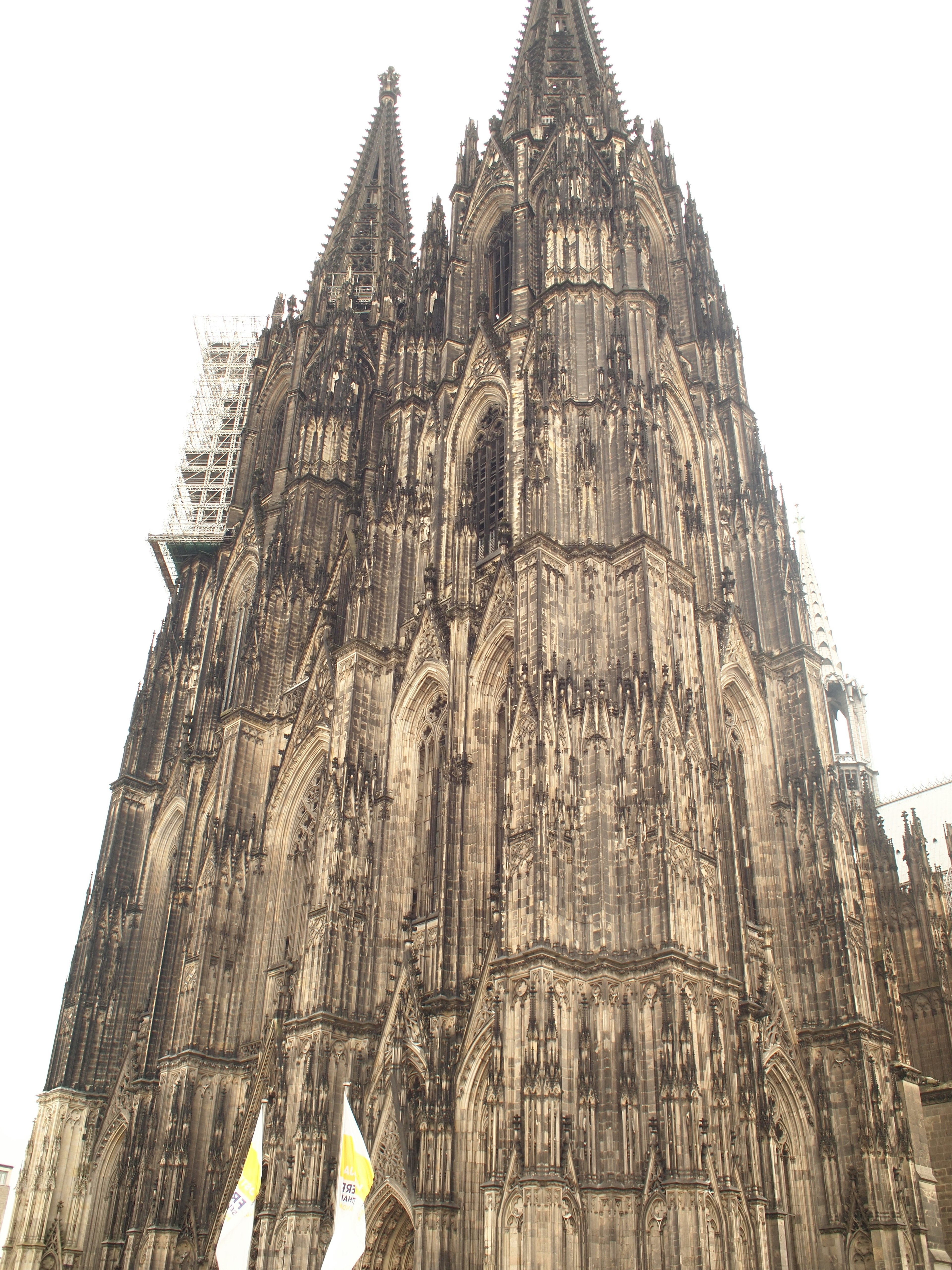 Gothic architecture of St. Vitus Cathedral in Prague