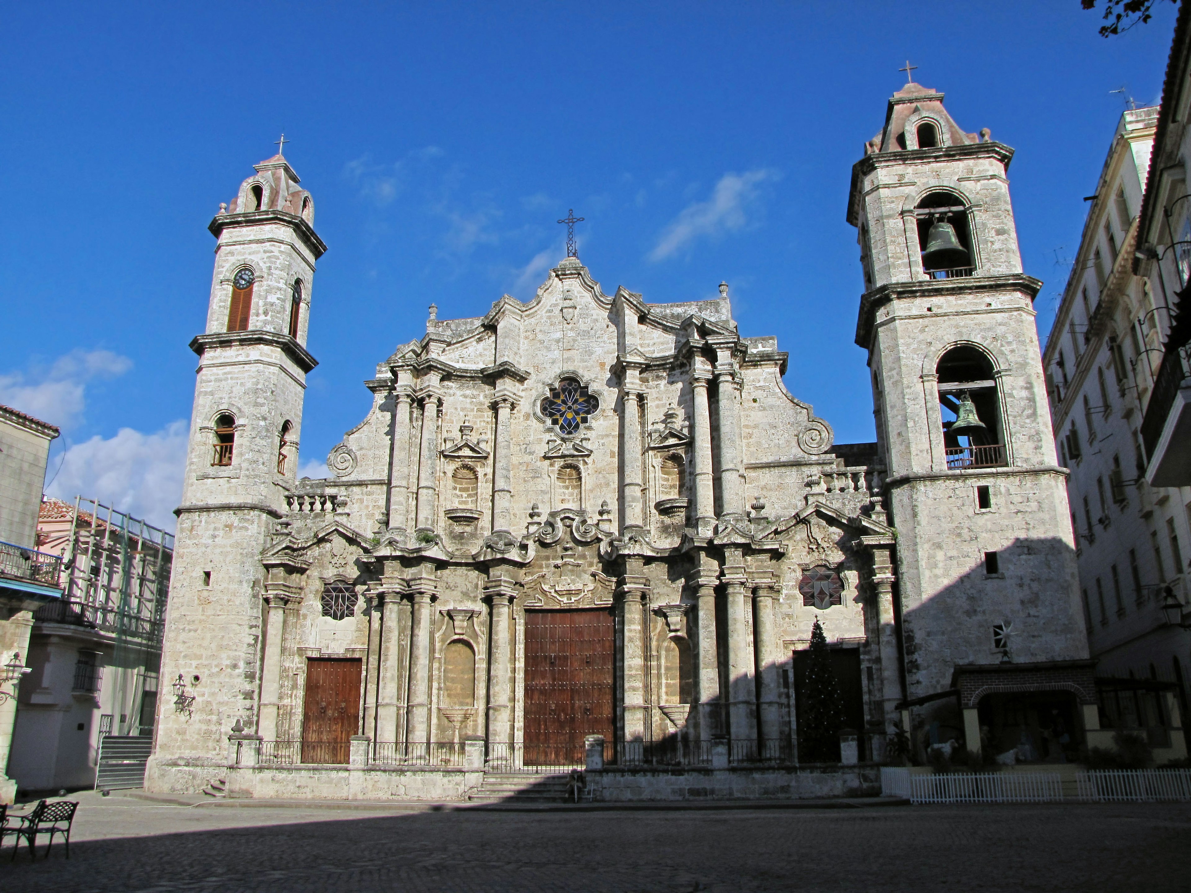 Beautiful Baroque cathedral in Havana Caribbean