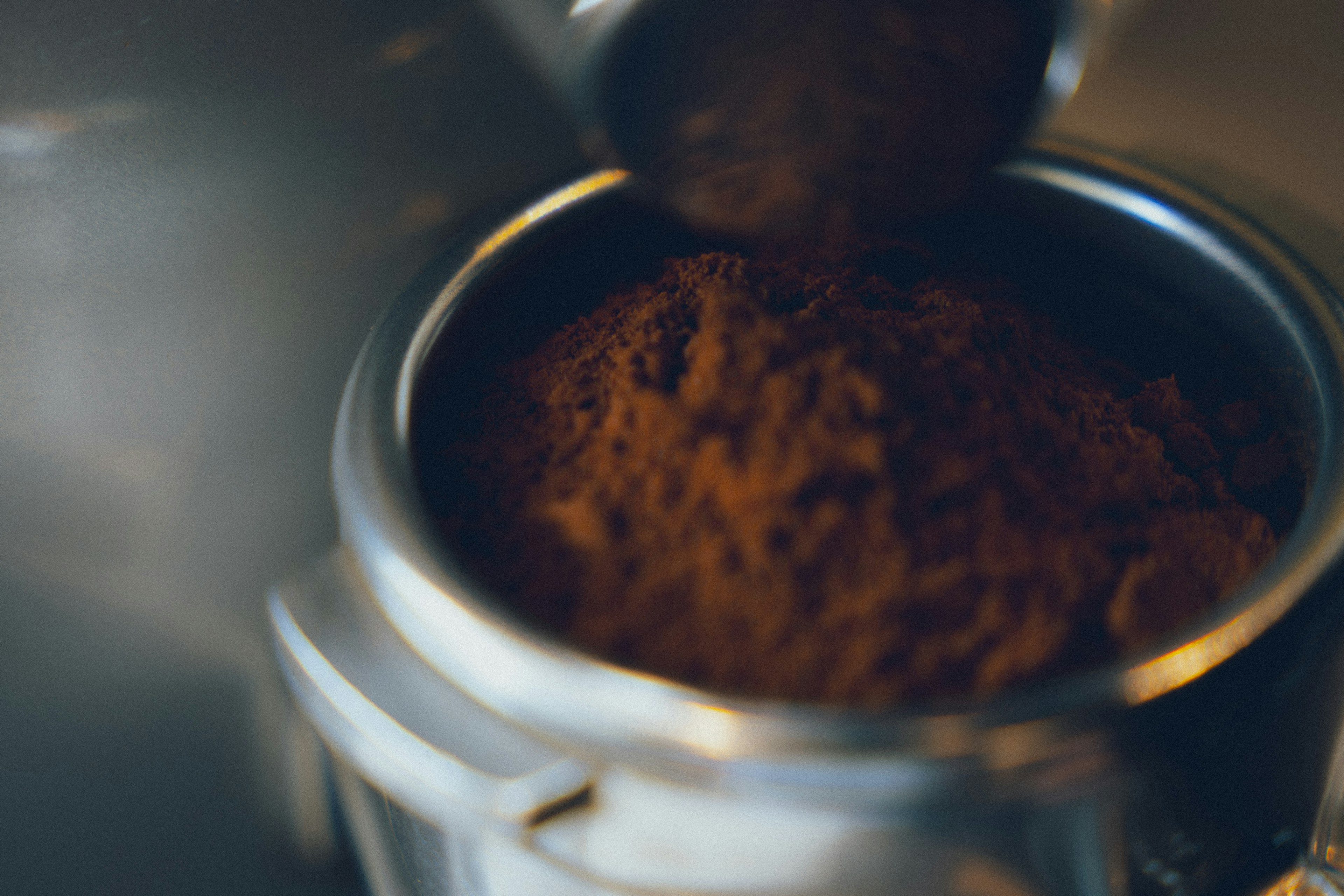 Close-up of spice being poured from a container