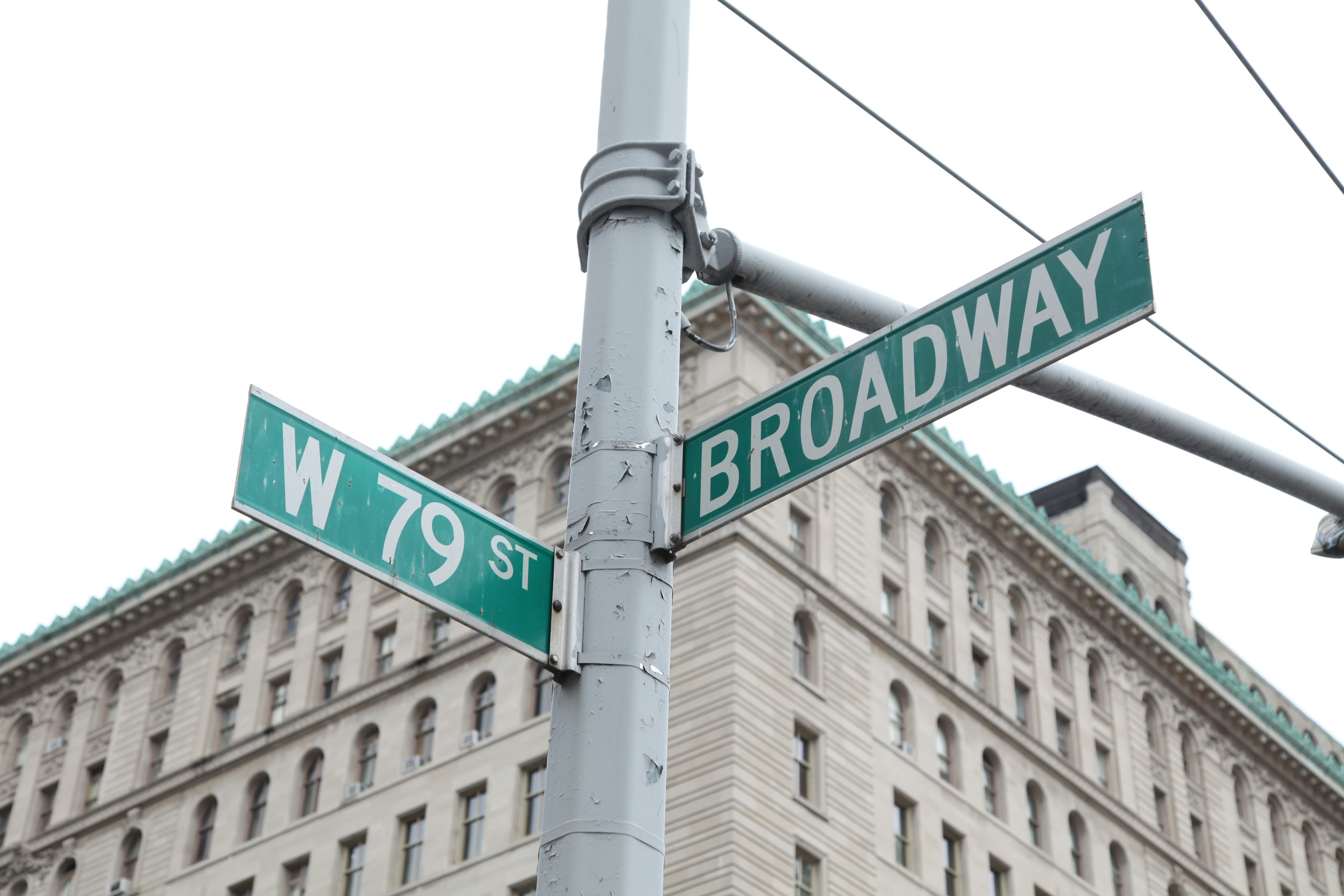 Señal de intersección de Broadway y W 79th Street