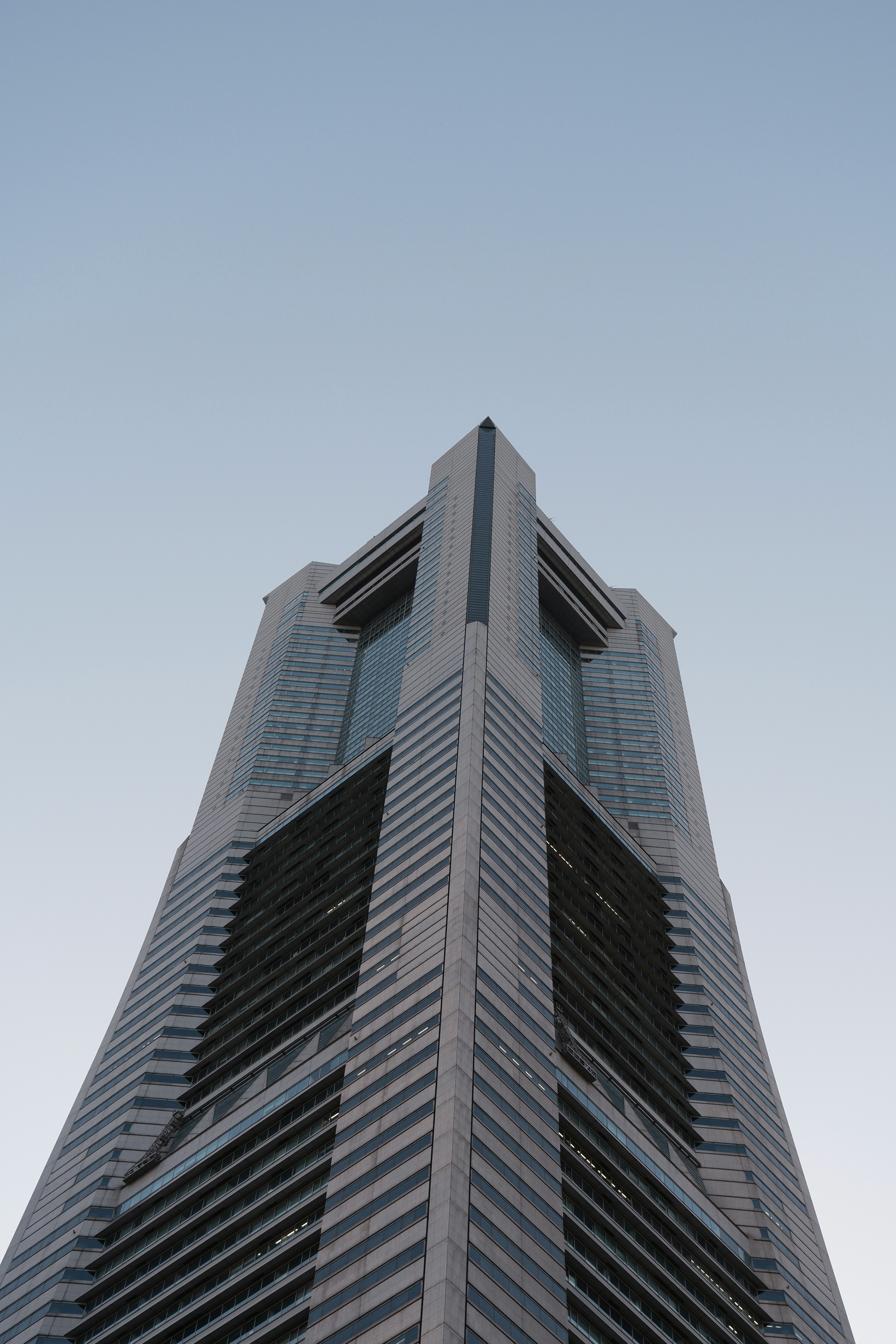 Yokohama Landmark Tower viewed from below