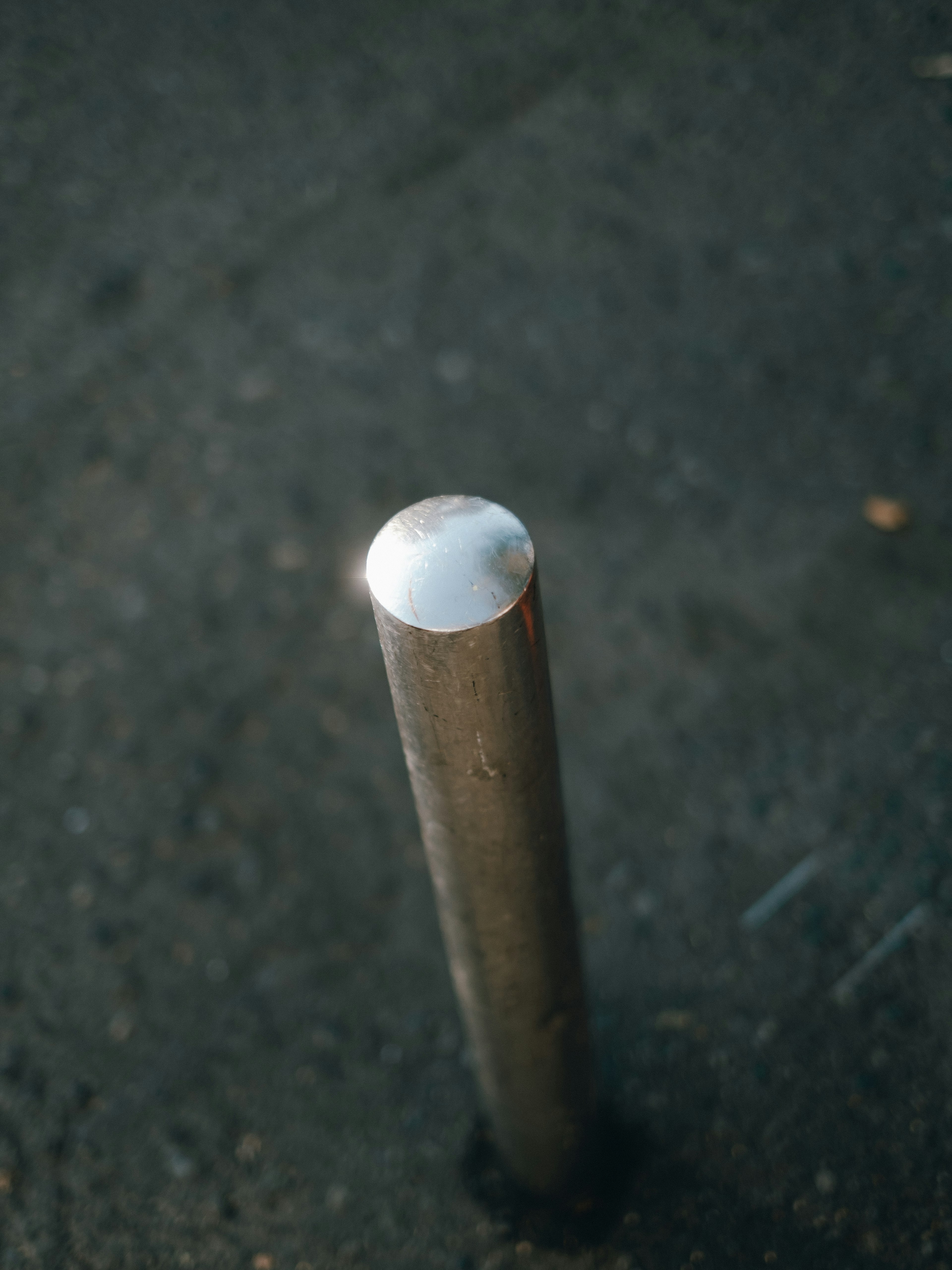 Image showing the top of a metal pole