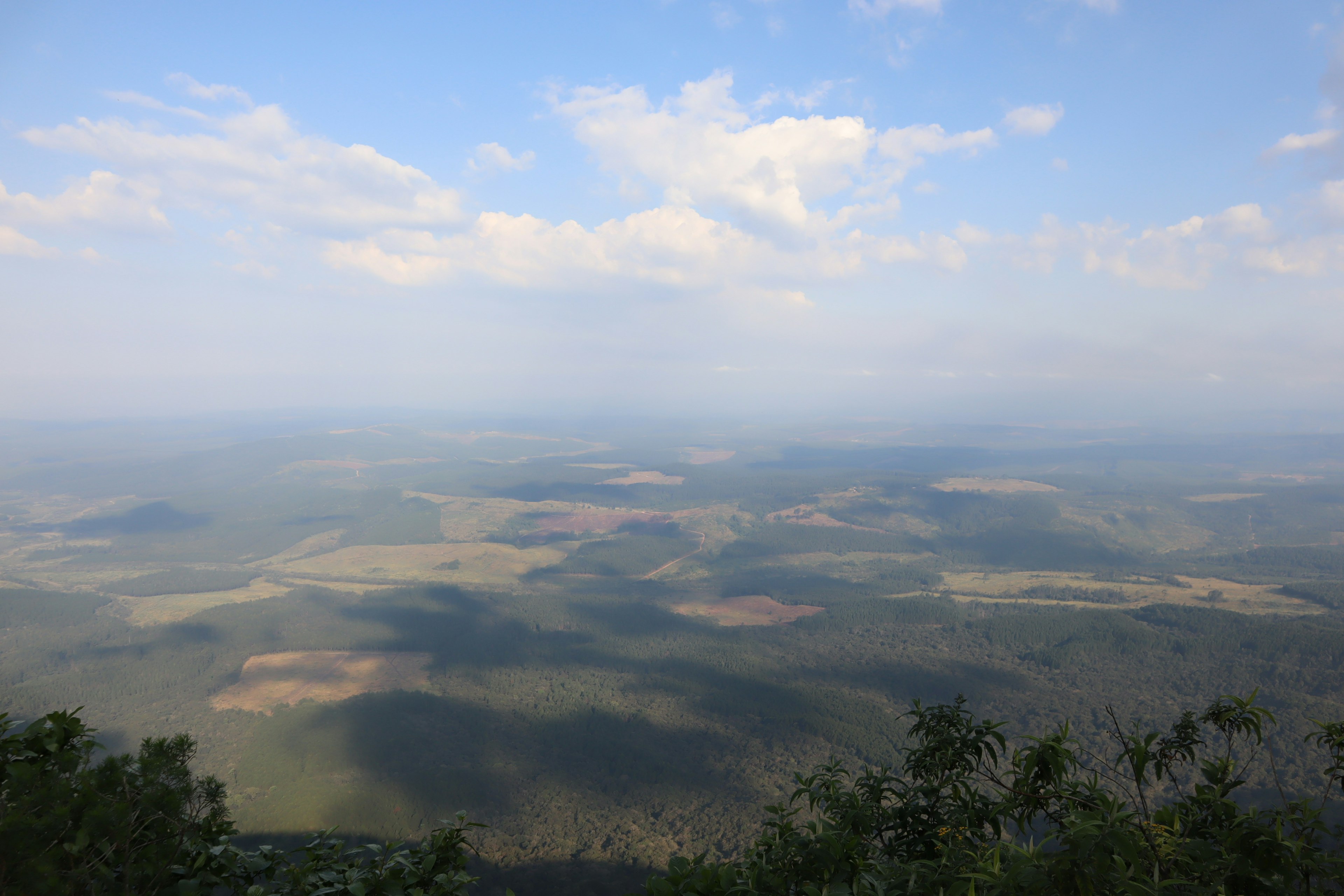 Collines verdoyantes sous un ciel bleu