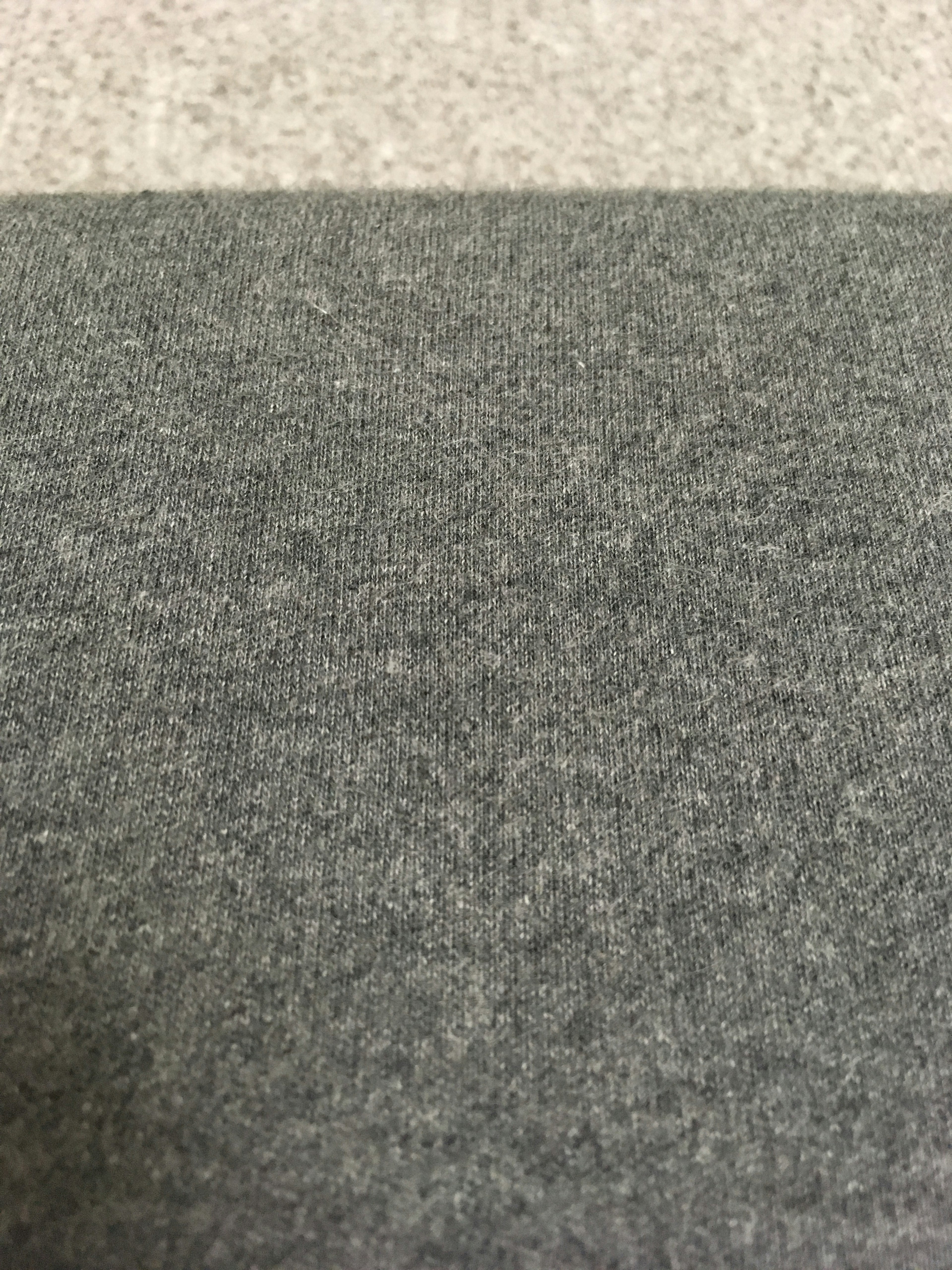 Close-up of gray fabric texture