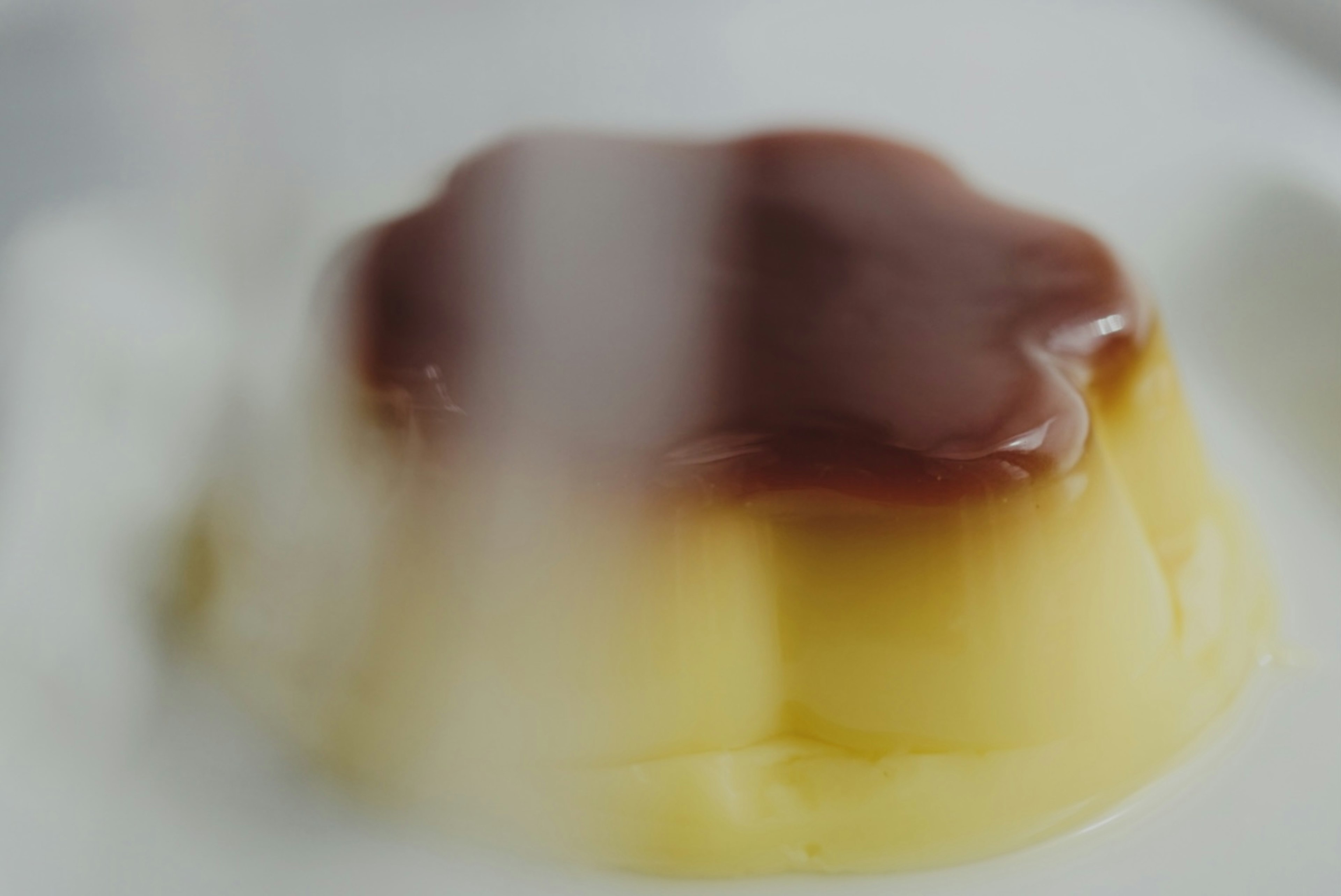 Creme-Pudding mit Karamellsauce