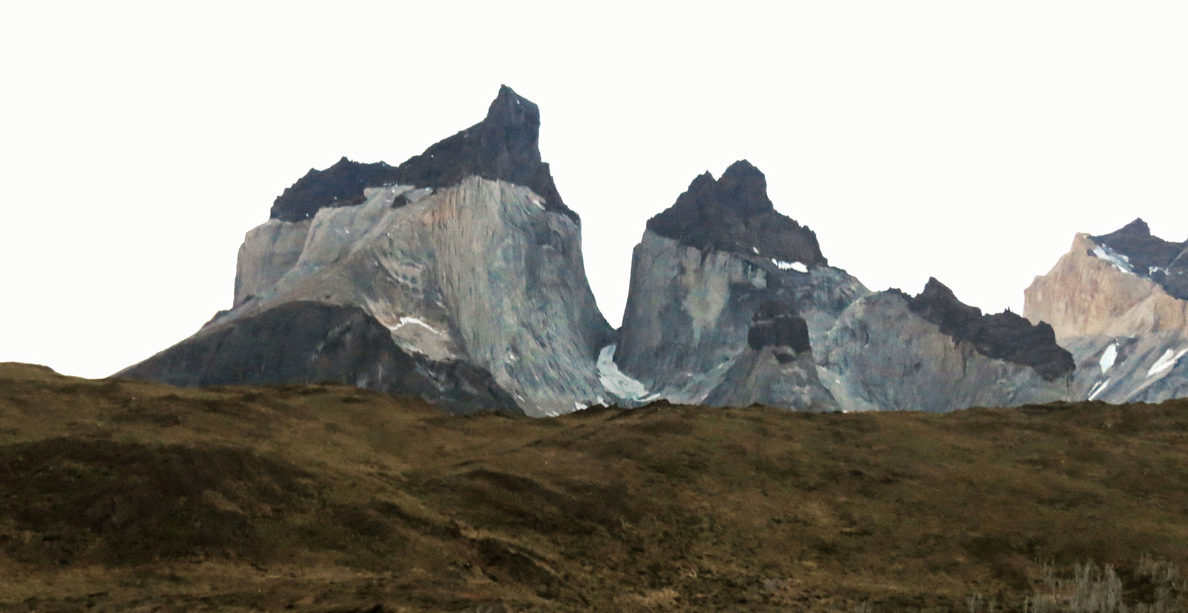 Distinctive peaks of Torres del Paine in Patagonia