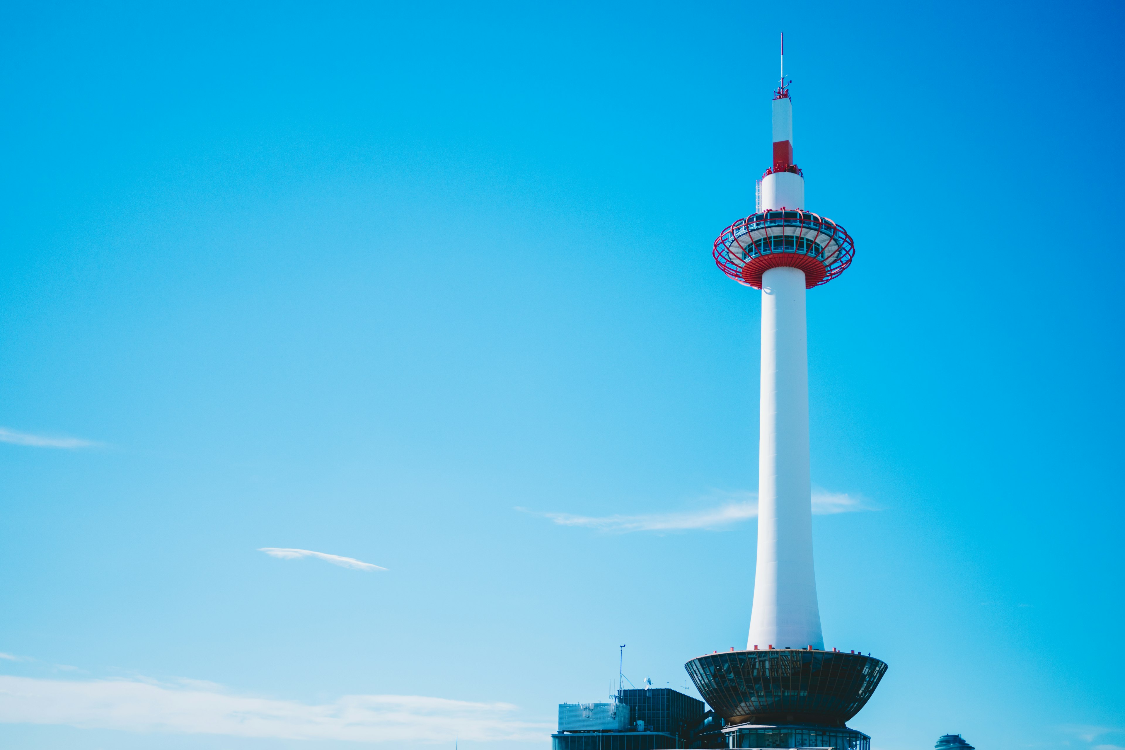 Nagoya TV Tower under a clear blue sky