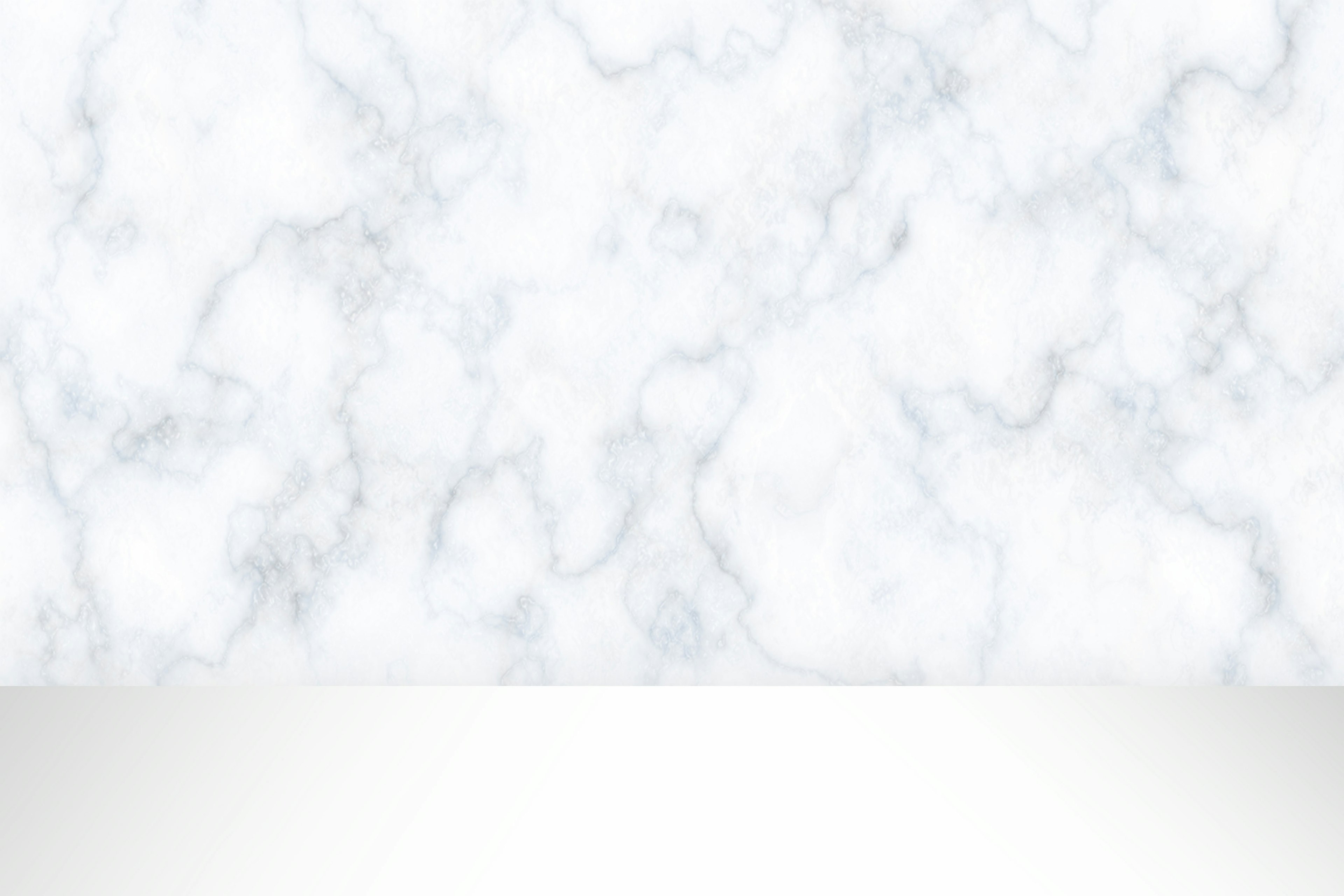 White marble background with a smooth surface