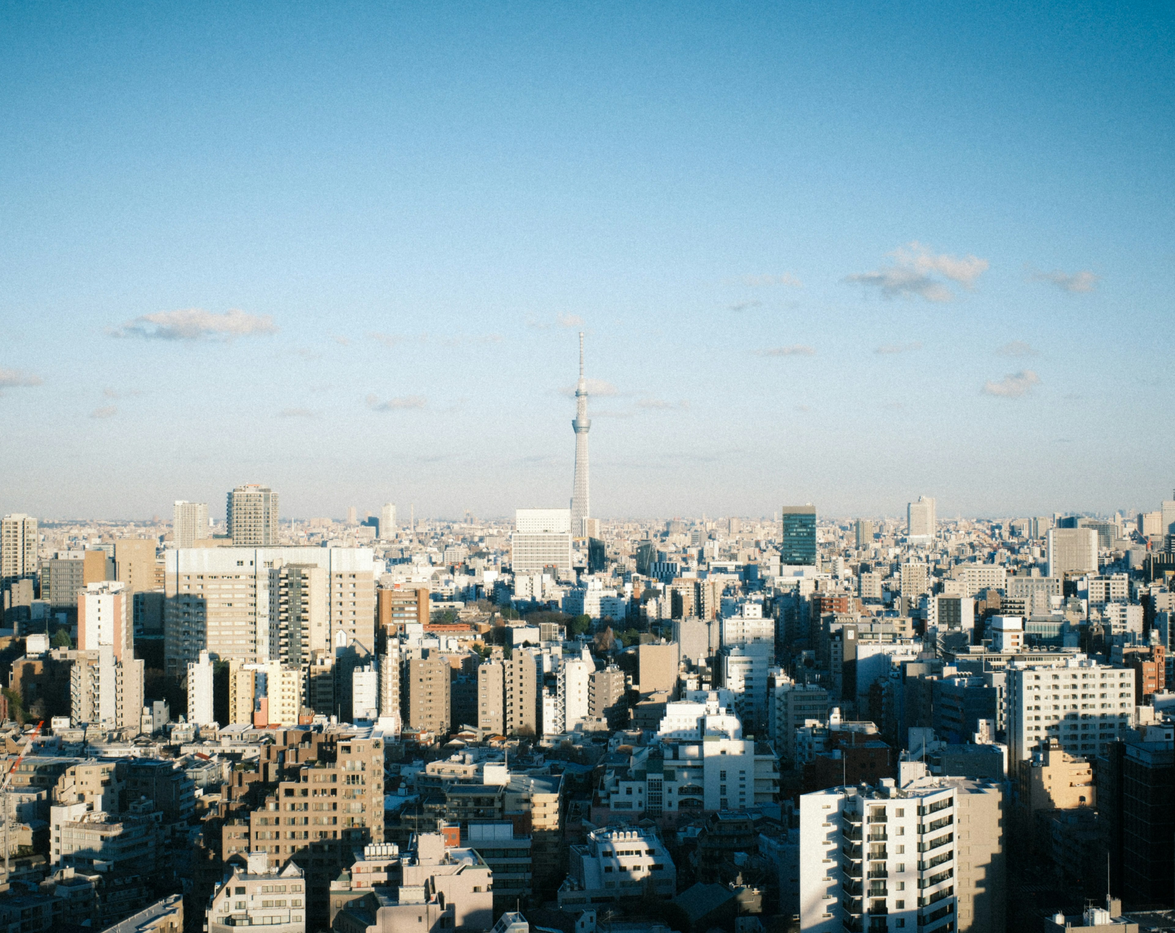 Vue de la ville de Tokyo avec la Tokyo Skytree