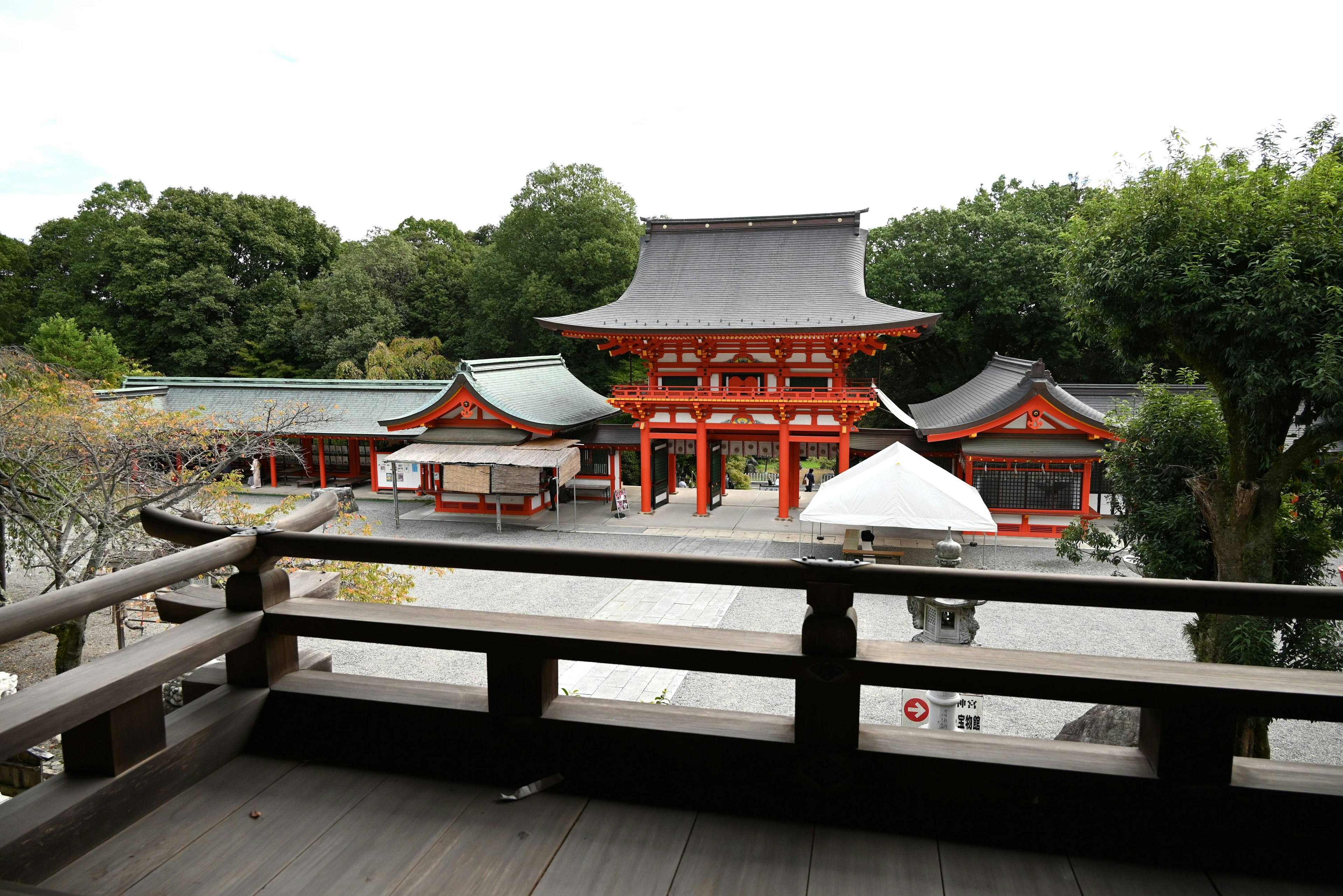 Beautiful view of a shrine featuring traditional architectural style