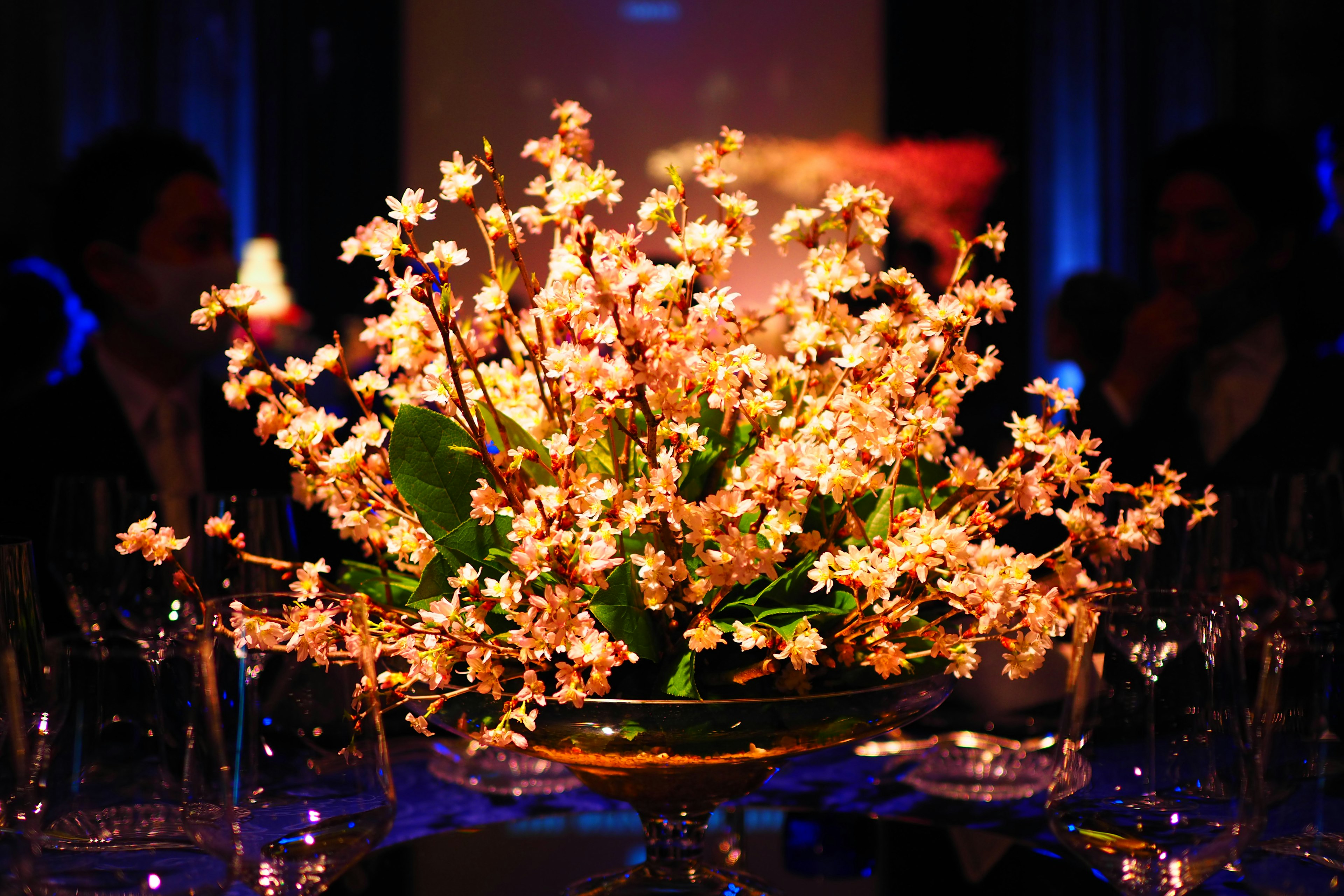 A vibrant floral arrangement displayed on a table