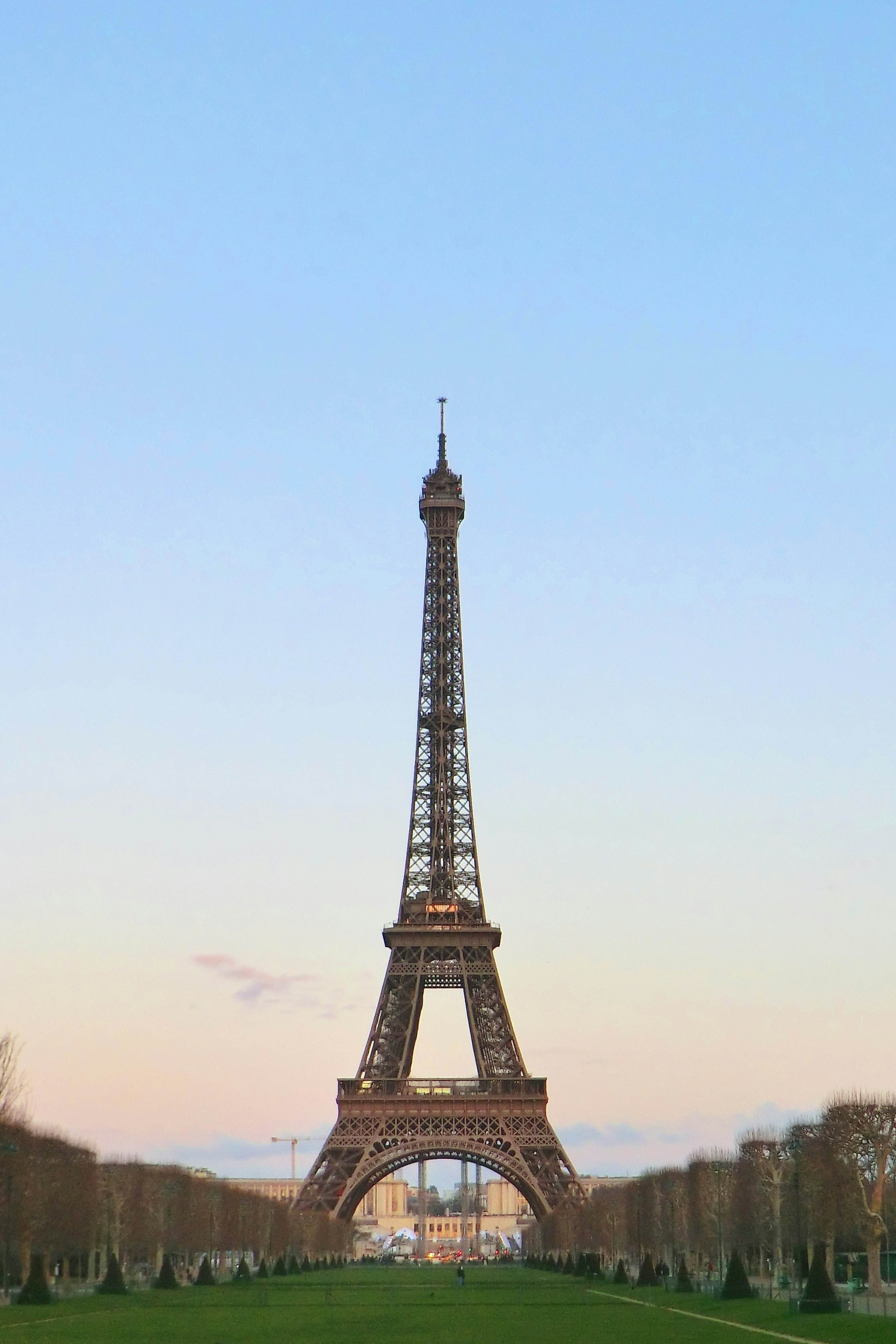 A beautiful view of the Eiffel Tower