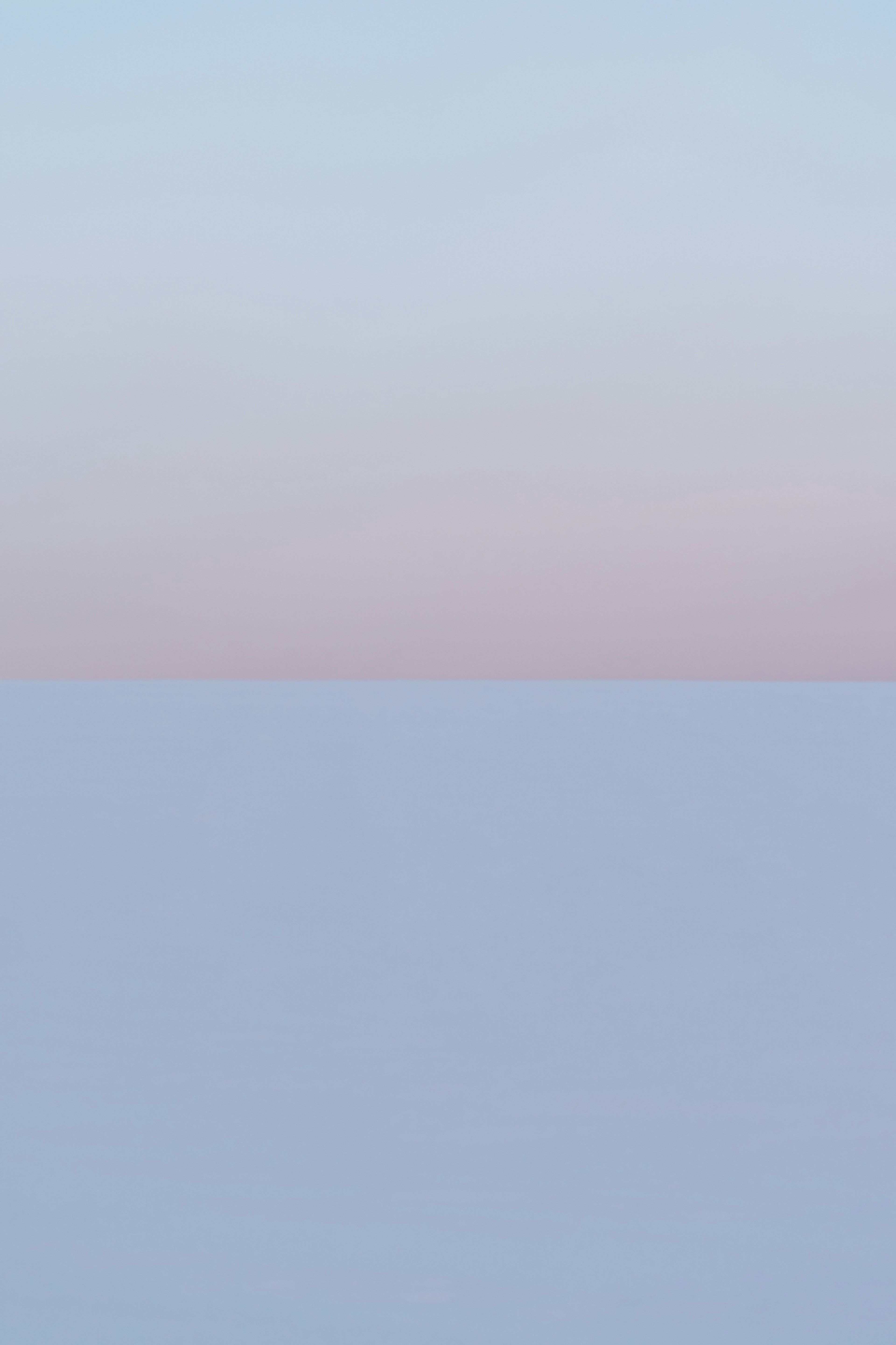 Calm gradient of sky and water landscape