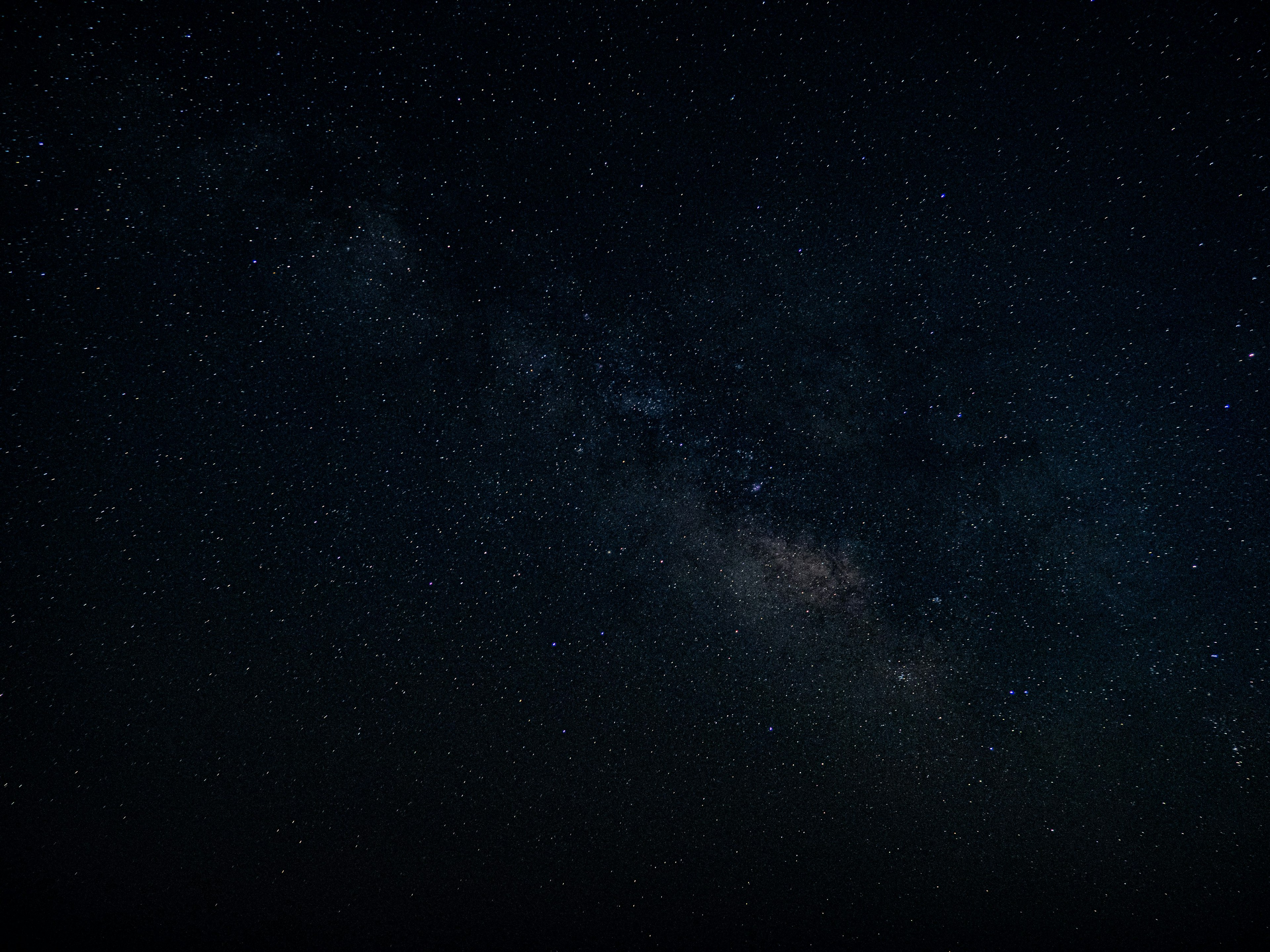 A beautiful view of countless stars and the Milky Way in the night sky