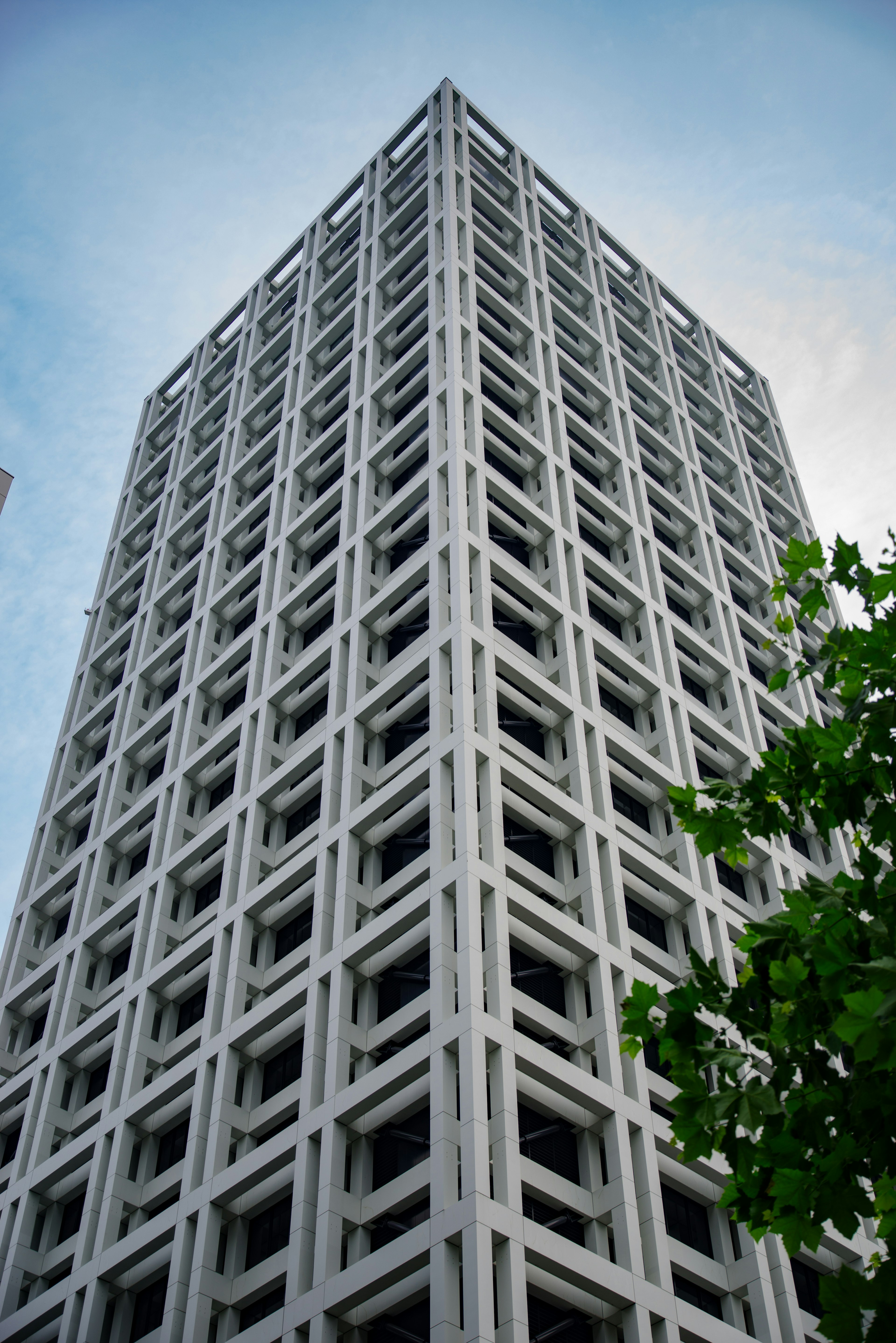 Unique exterior and geometric design of a high-rise building