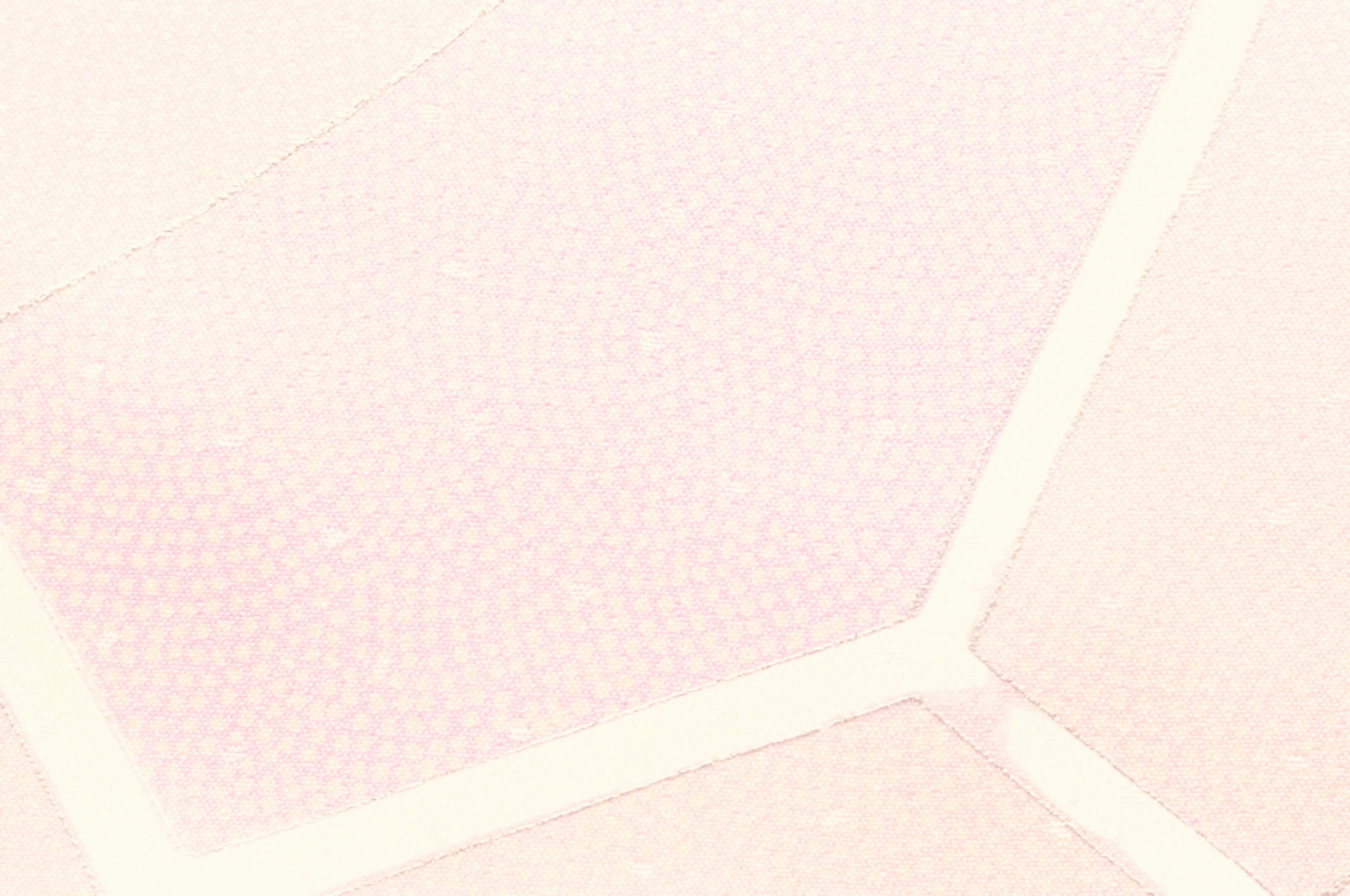 Soft pink hexagonal pattern background