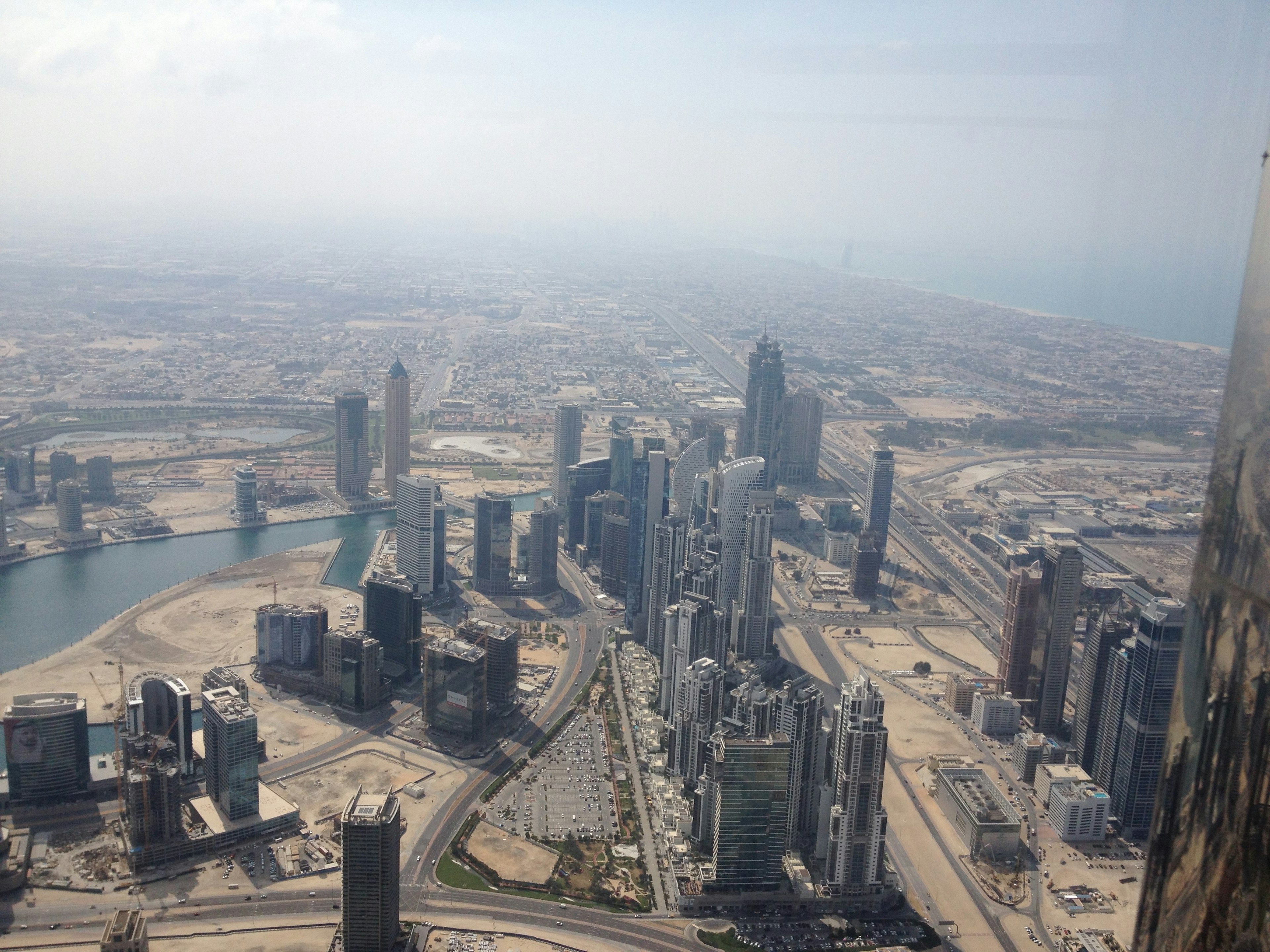 Vista panoramica degli grattacieli di Dubai