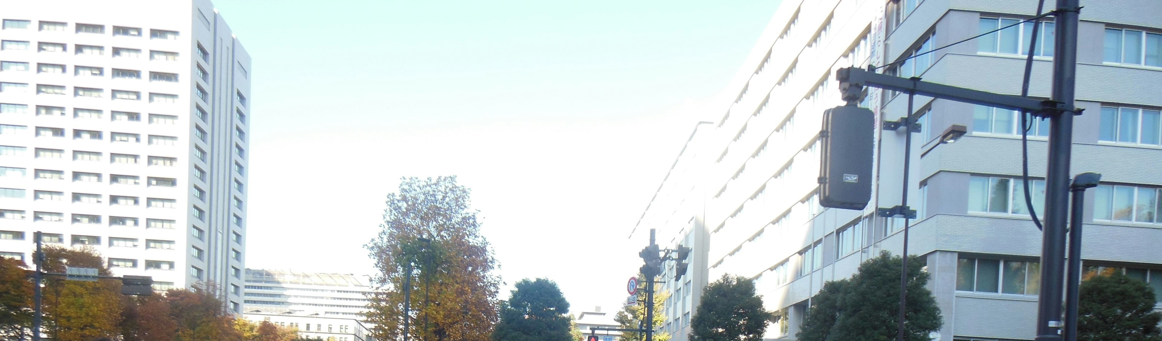 Paisaje urbano con edificios altos y cielo despejado