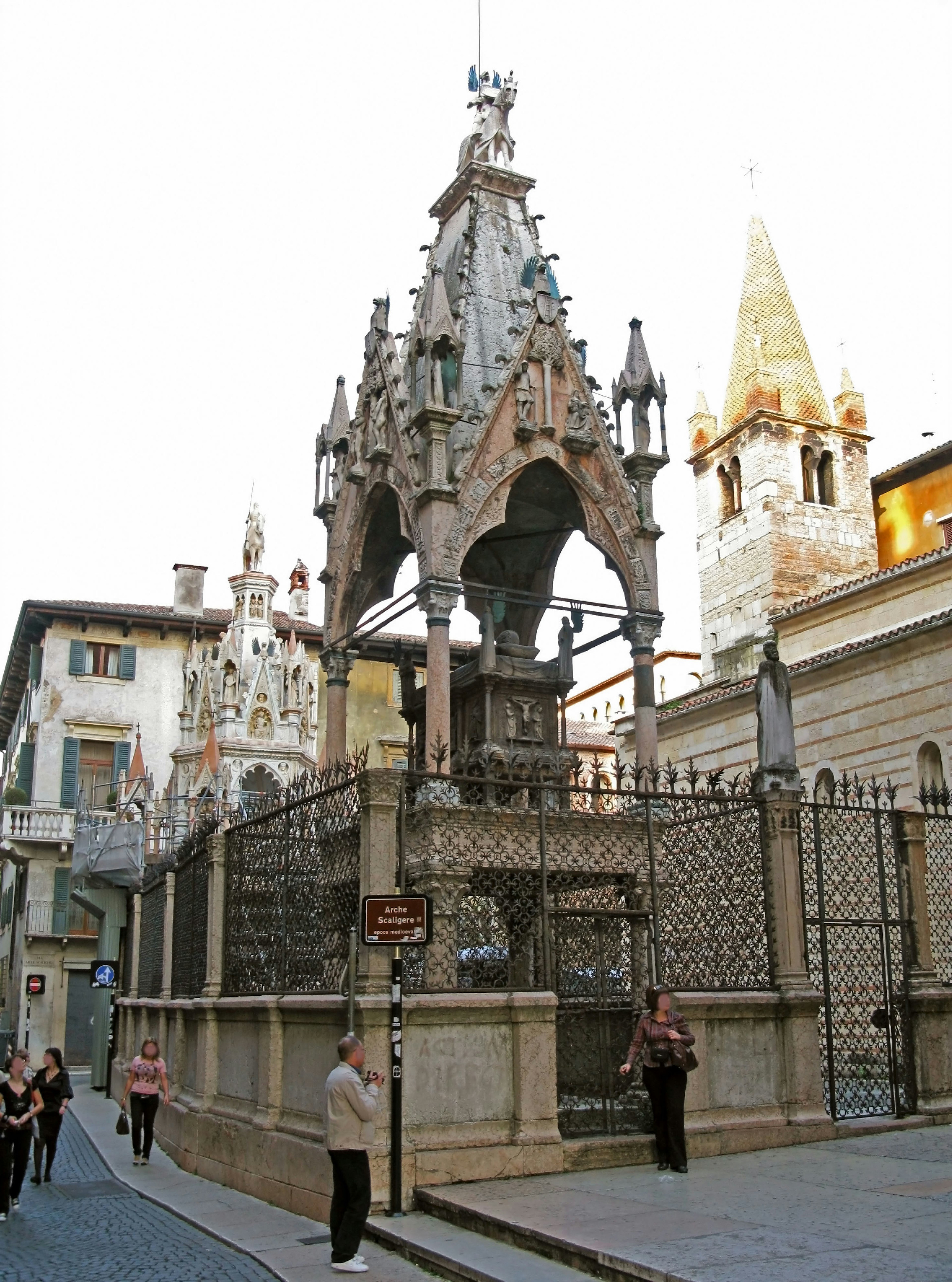 Beautiful Gothic-style architecture and surrounding street