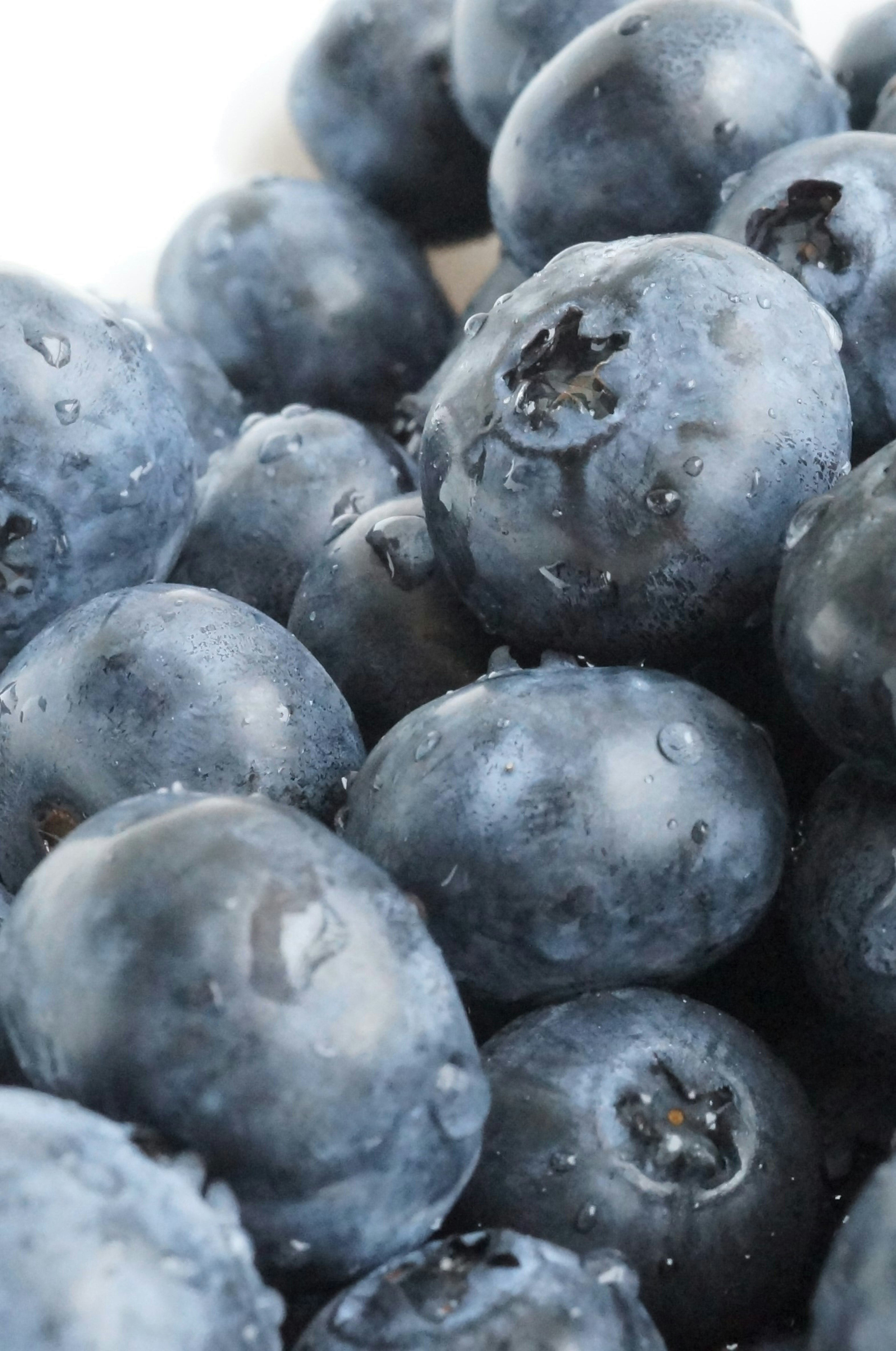 Close-up image of fresh blueberries