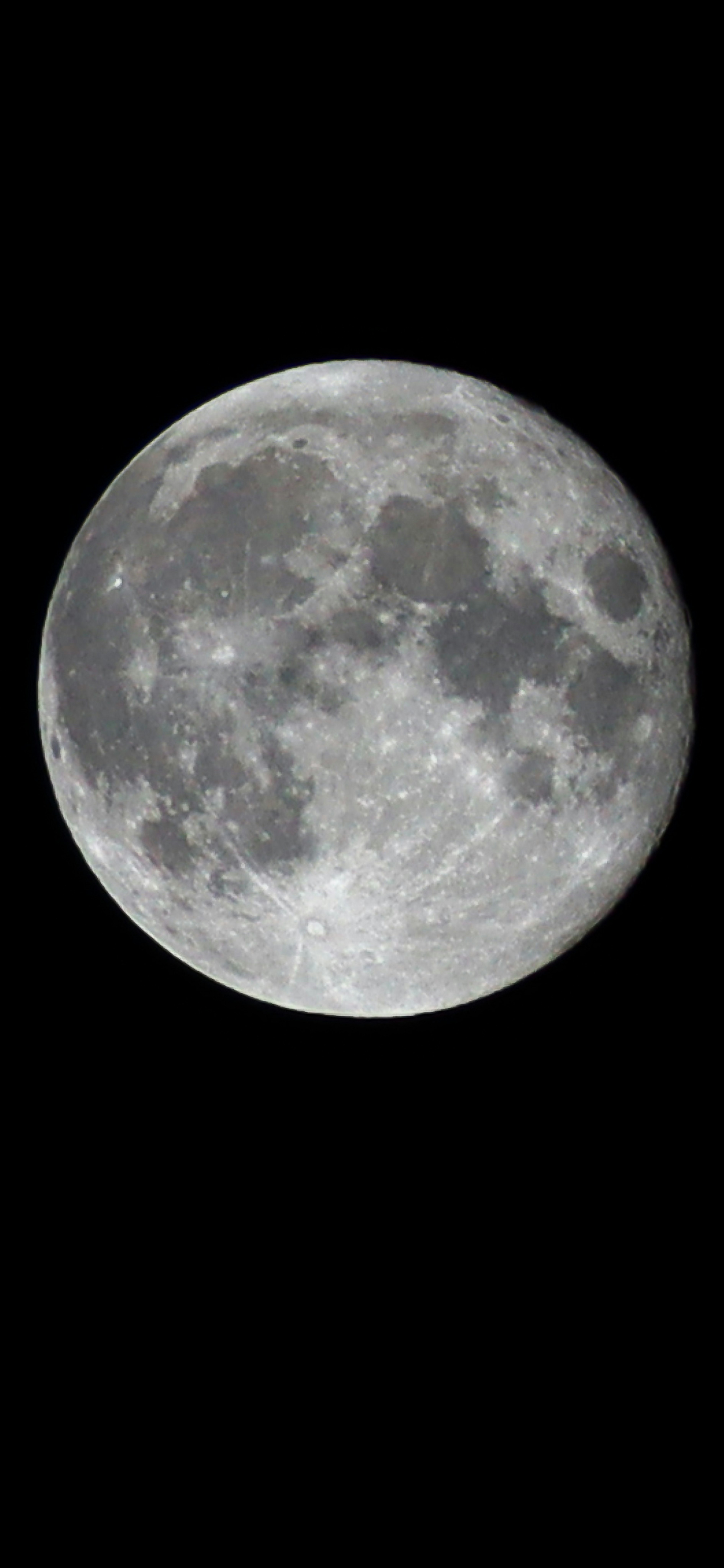 Photo en gros plan d'une belle pleine lune sur fond noir