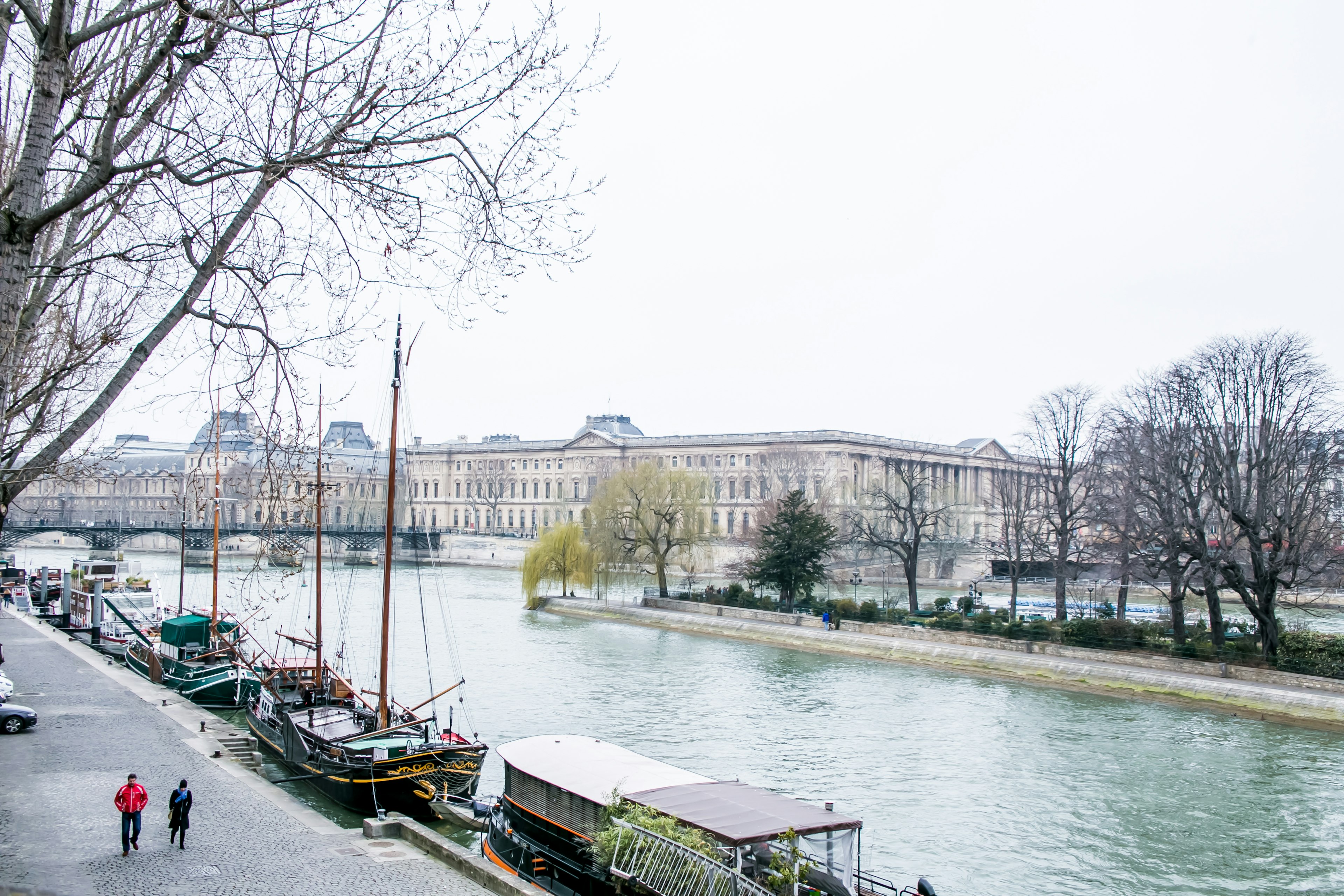 Scenic view of the Seine River with historic buildings