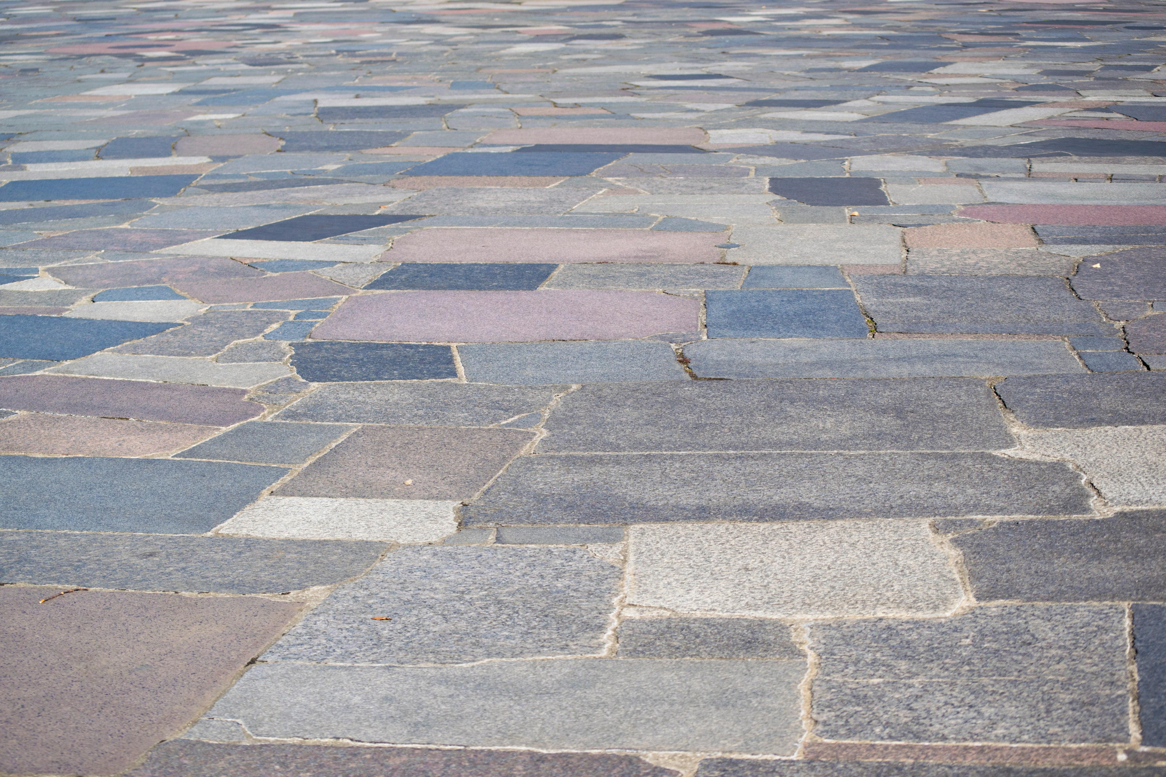 Close-up pola paving batu