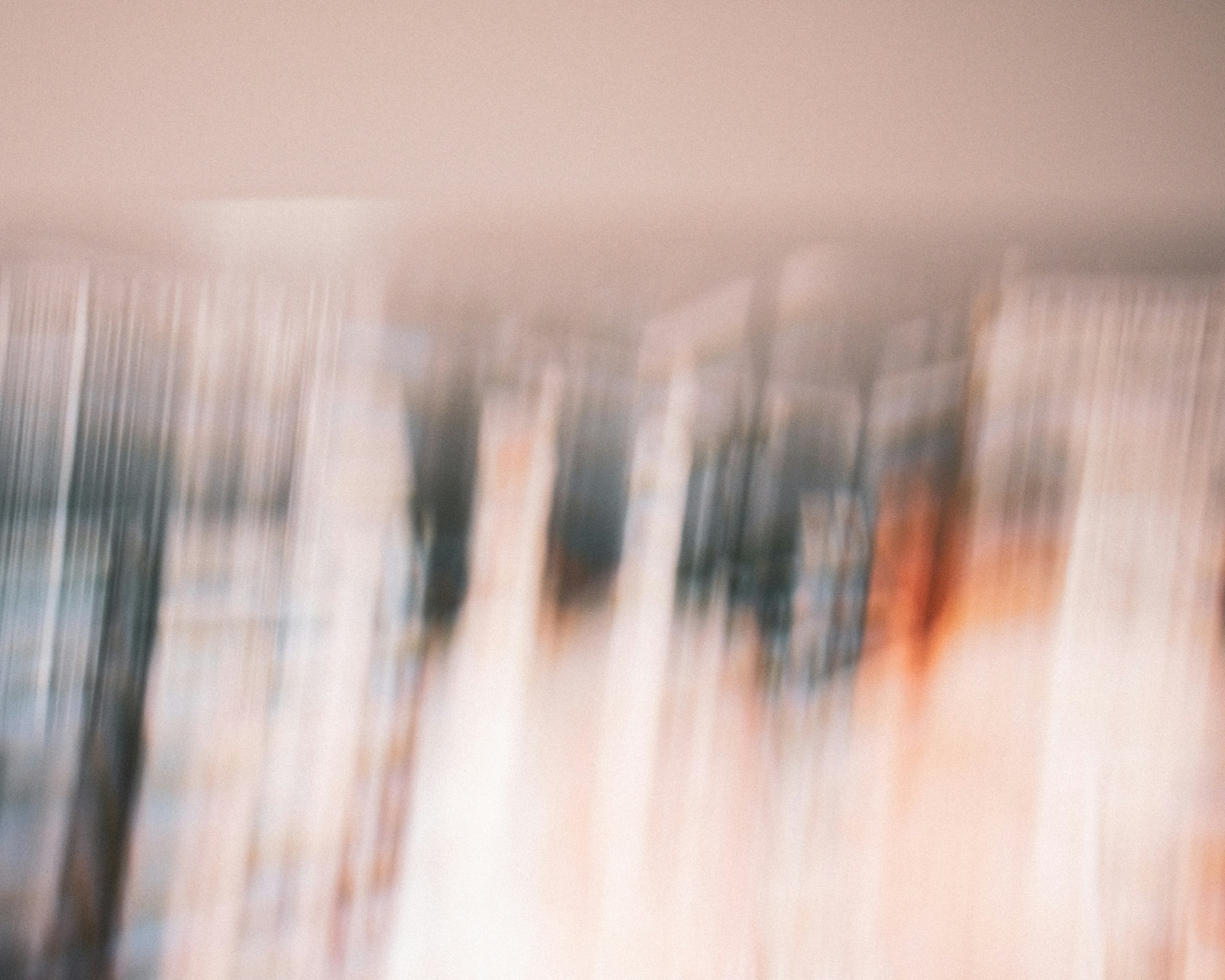 Abstract blurred cityscape image with soft colors