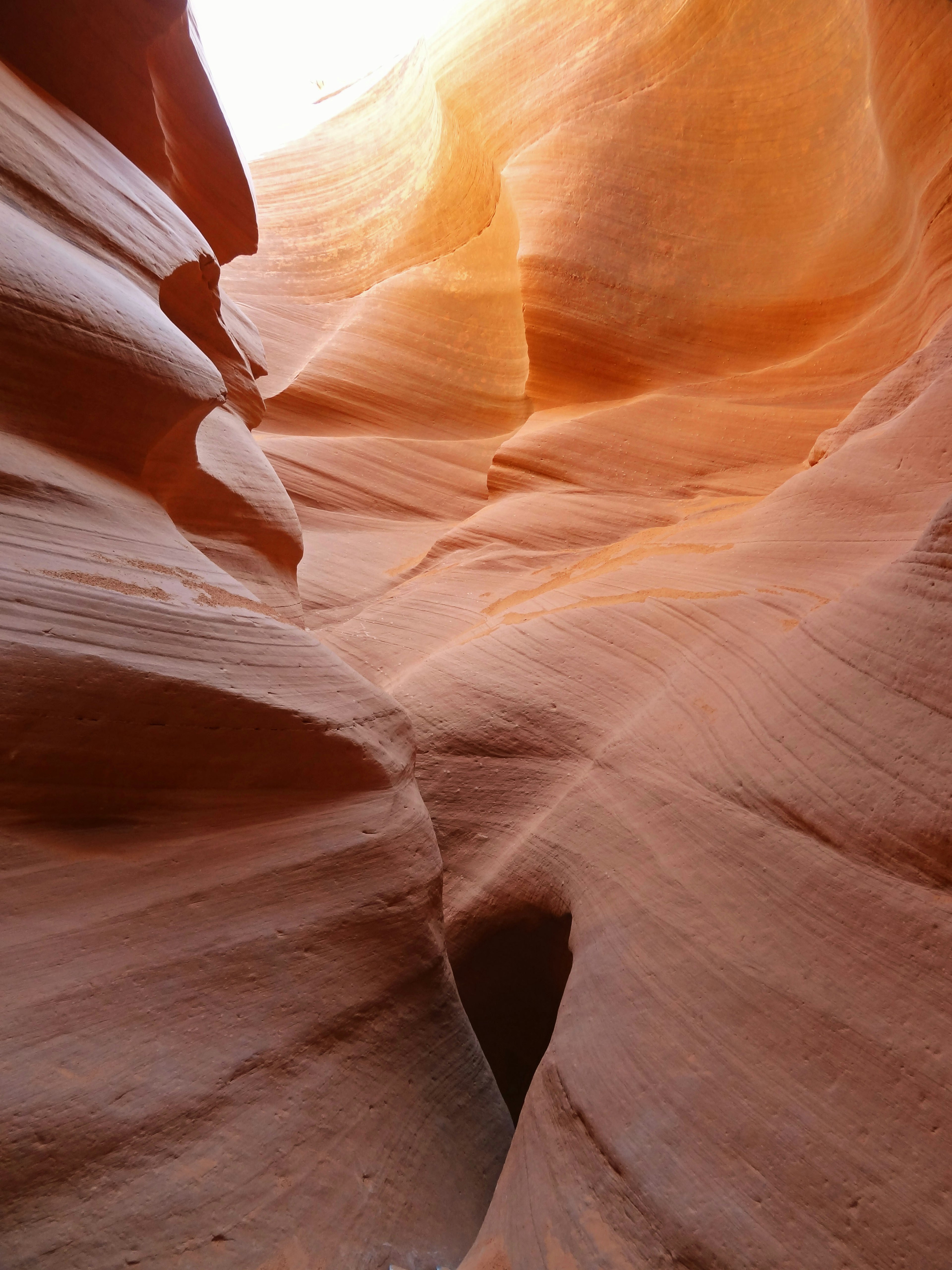 Dinding batu pasir yang menakjubkan dan formasi unik di Canyon Antelope