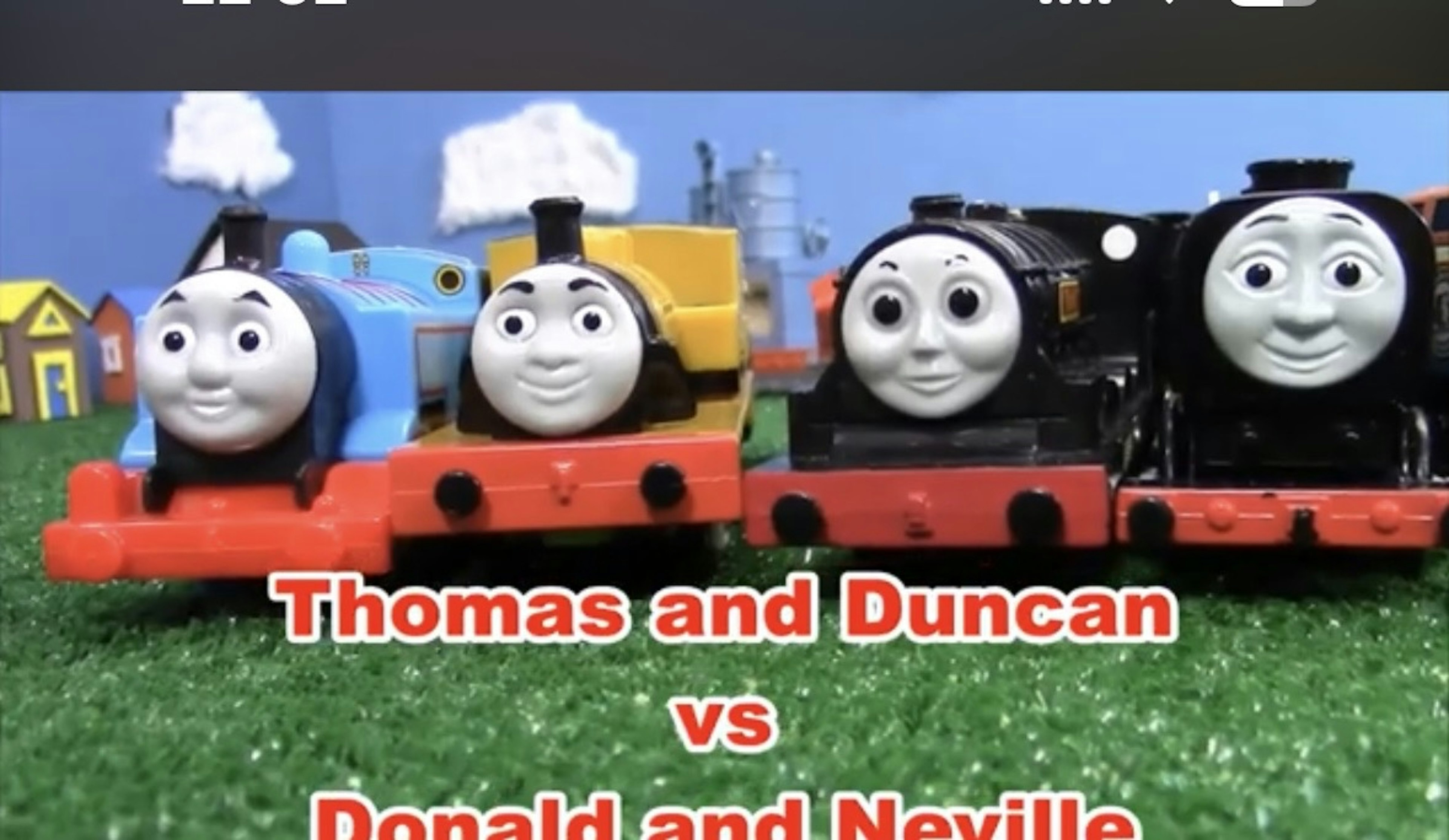 Thomas und Duncan gegen Donald und Neville