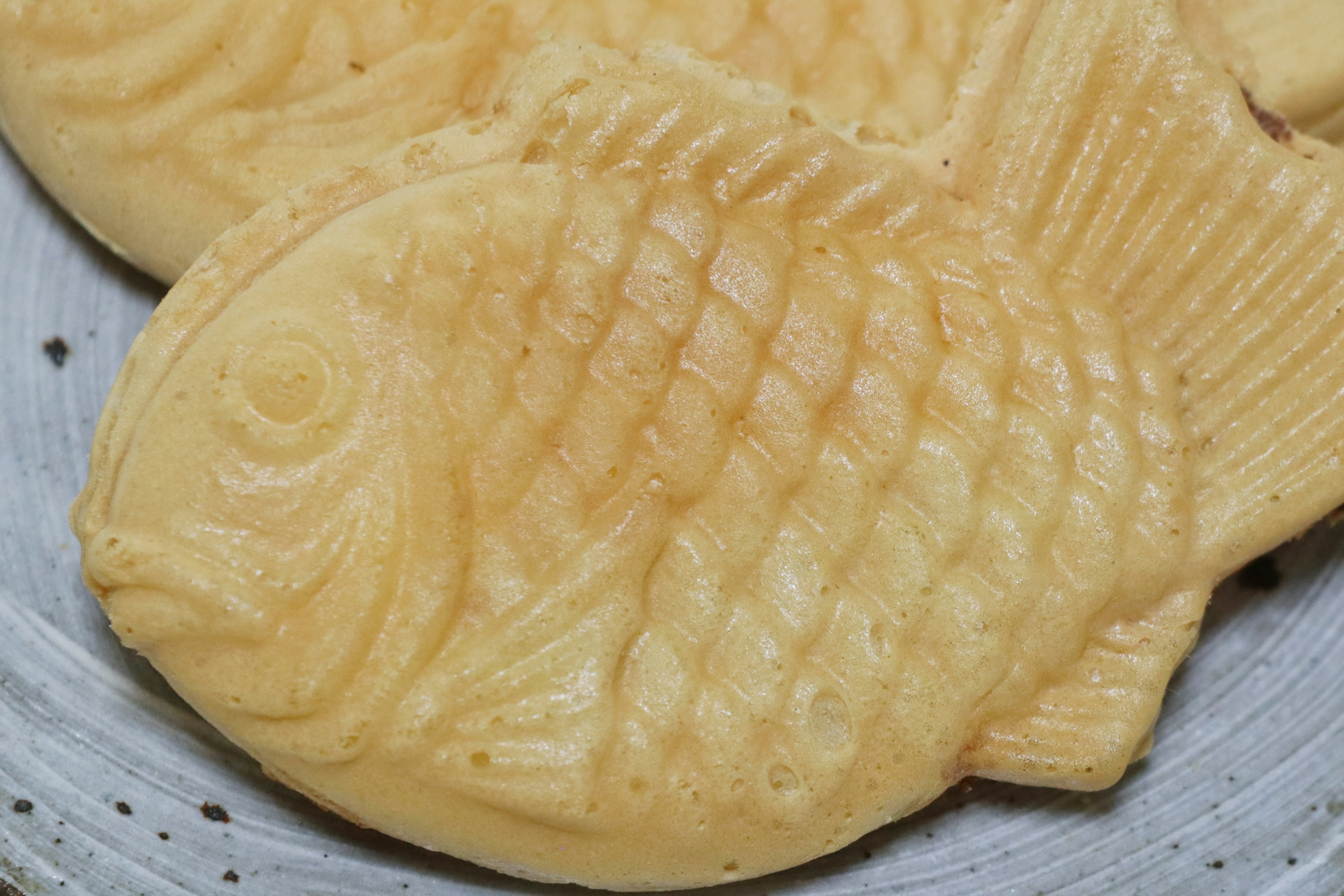 Delicious fish-shaped pastry displayed on a plate